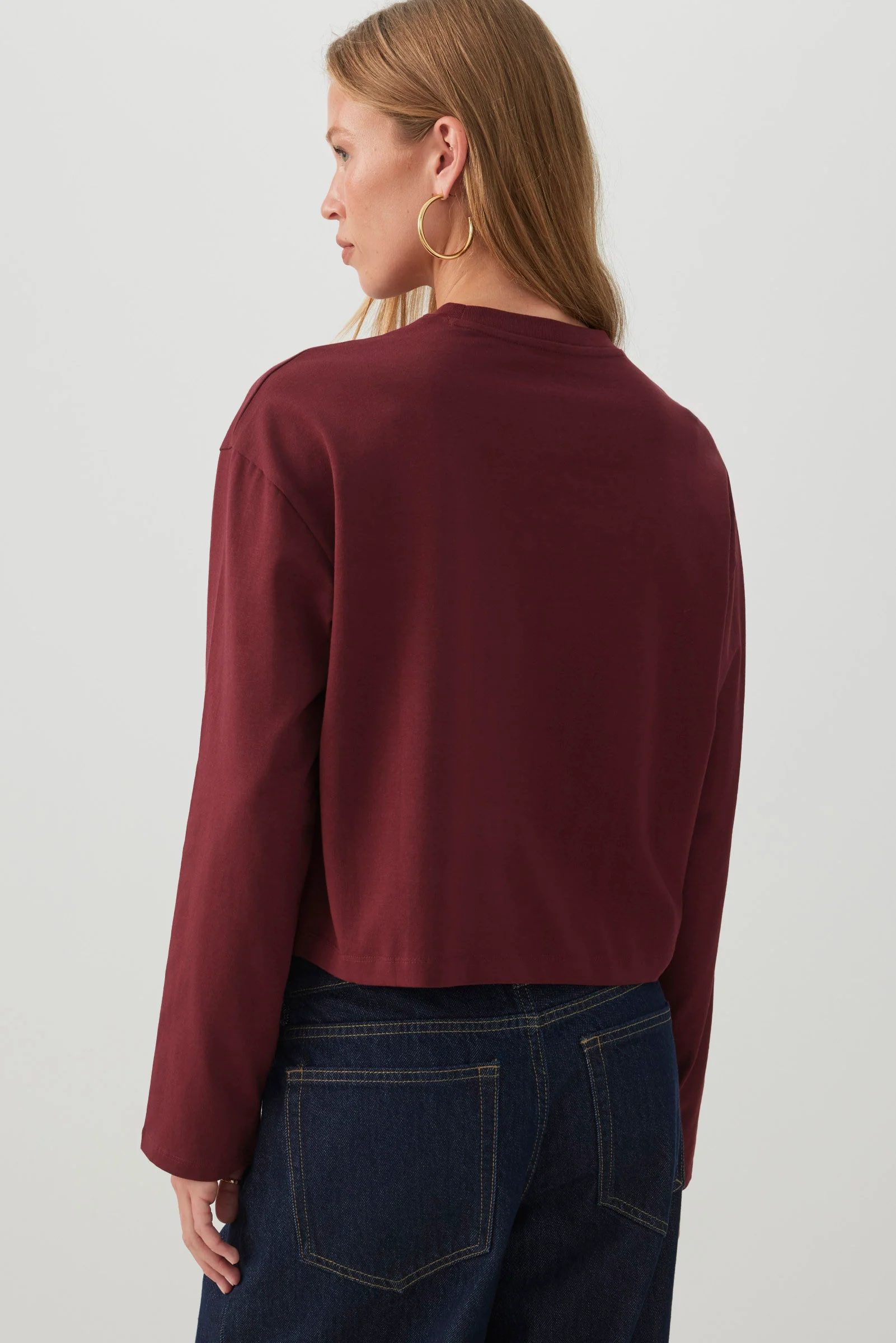 Basicore™ Boxy Long Sleeve T-Shirt - Image 4