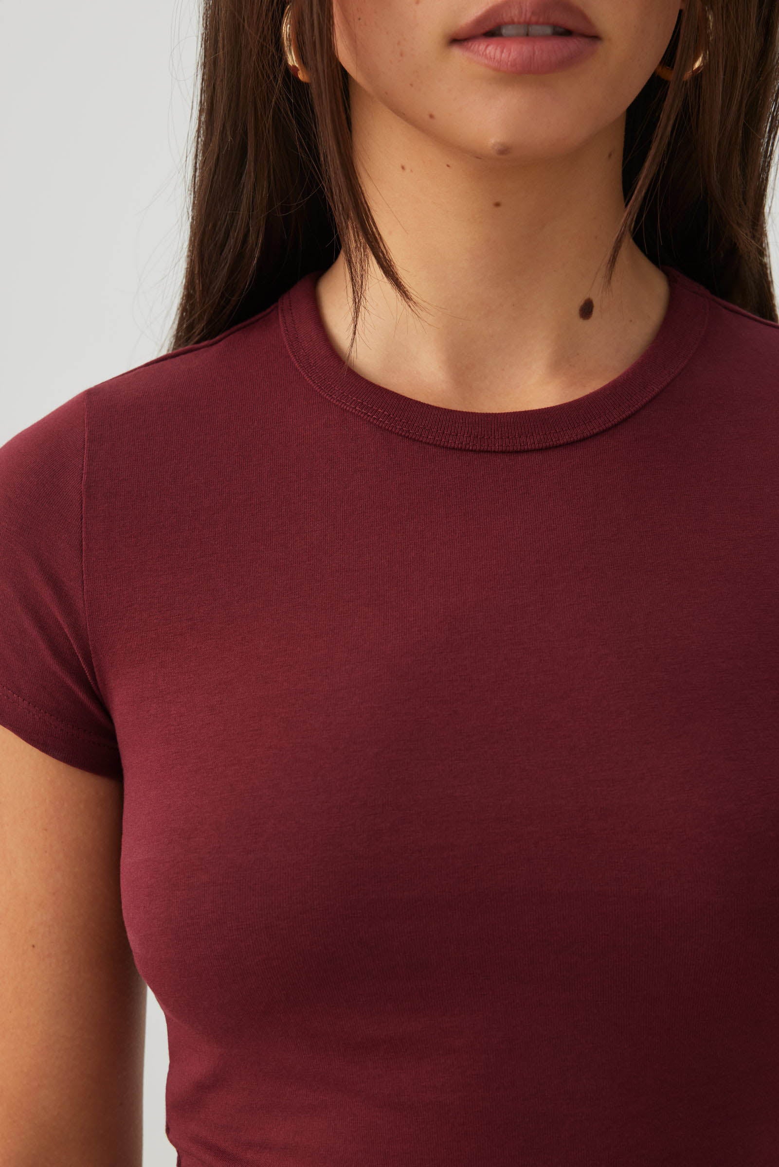 Basicore™ Crop Cap Sleeve T-Shirt - Image 3
