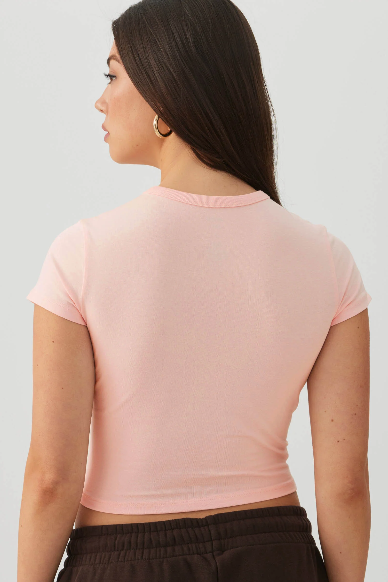 Basicore™ Crop Cap Sleeve T-Shirt - Image 4