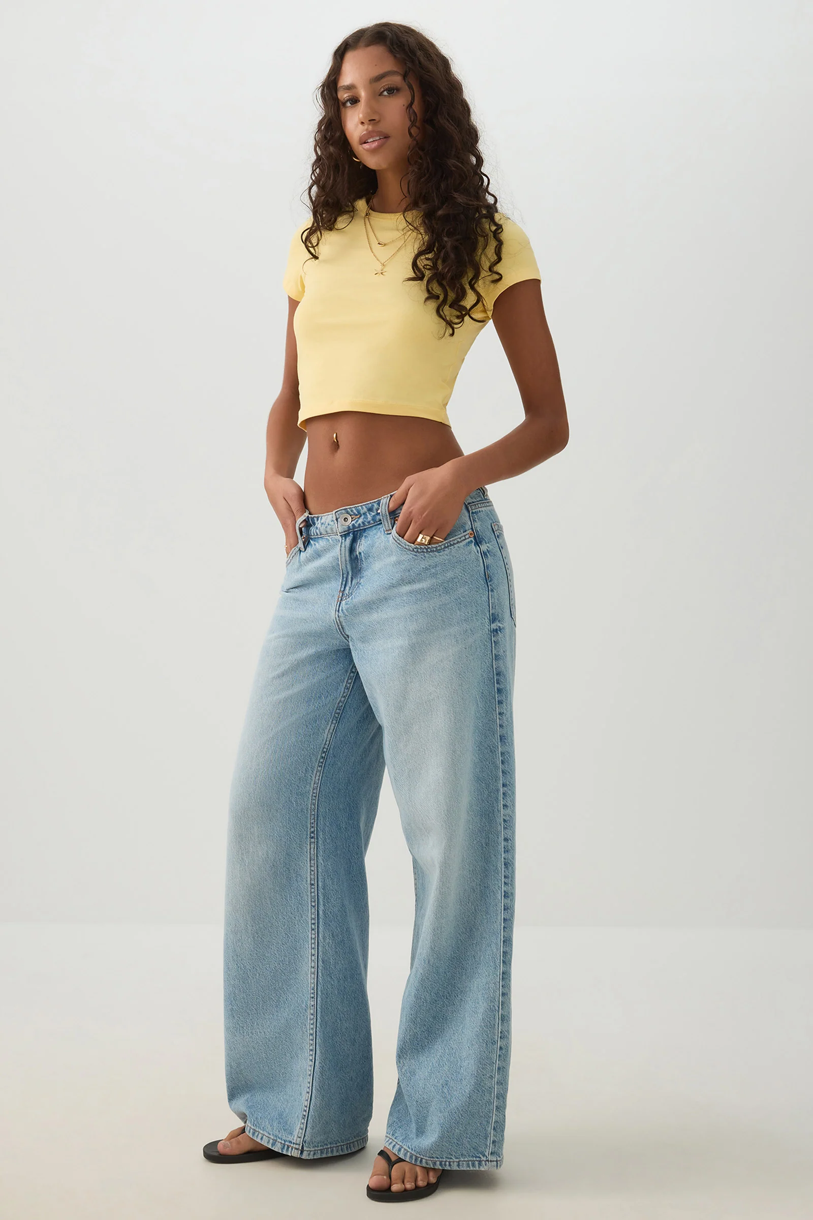 Basicore™ Fitted Crop T-Shirt - Image 2