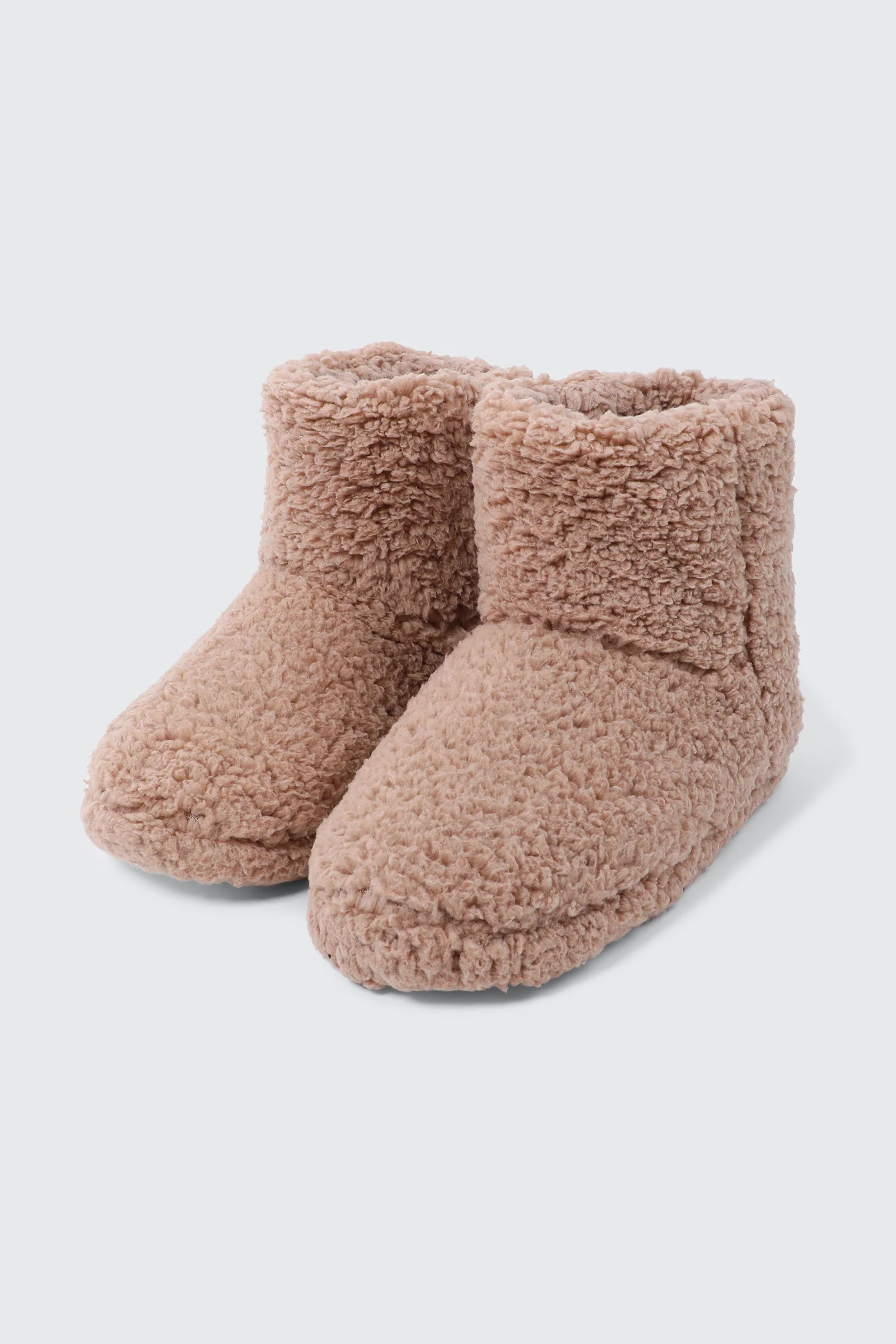 Berber Fleece Bootie Slippers - Image 2