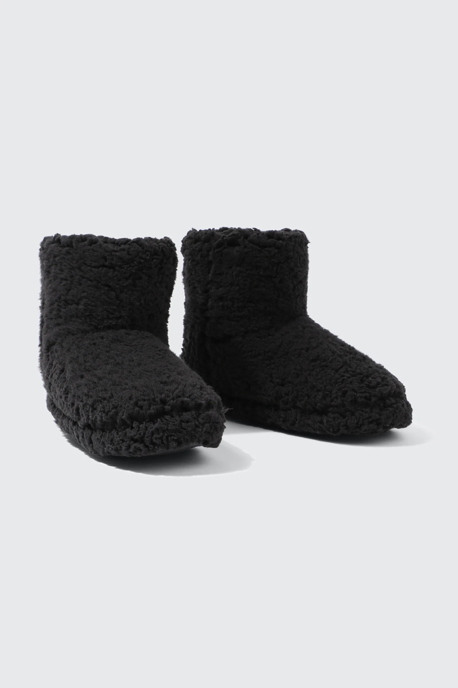 Berber Fleece Bootie Slippers - Image 2