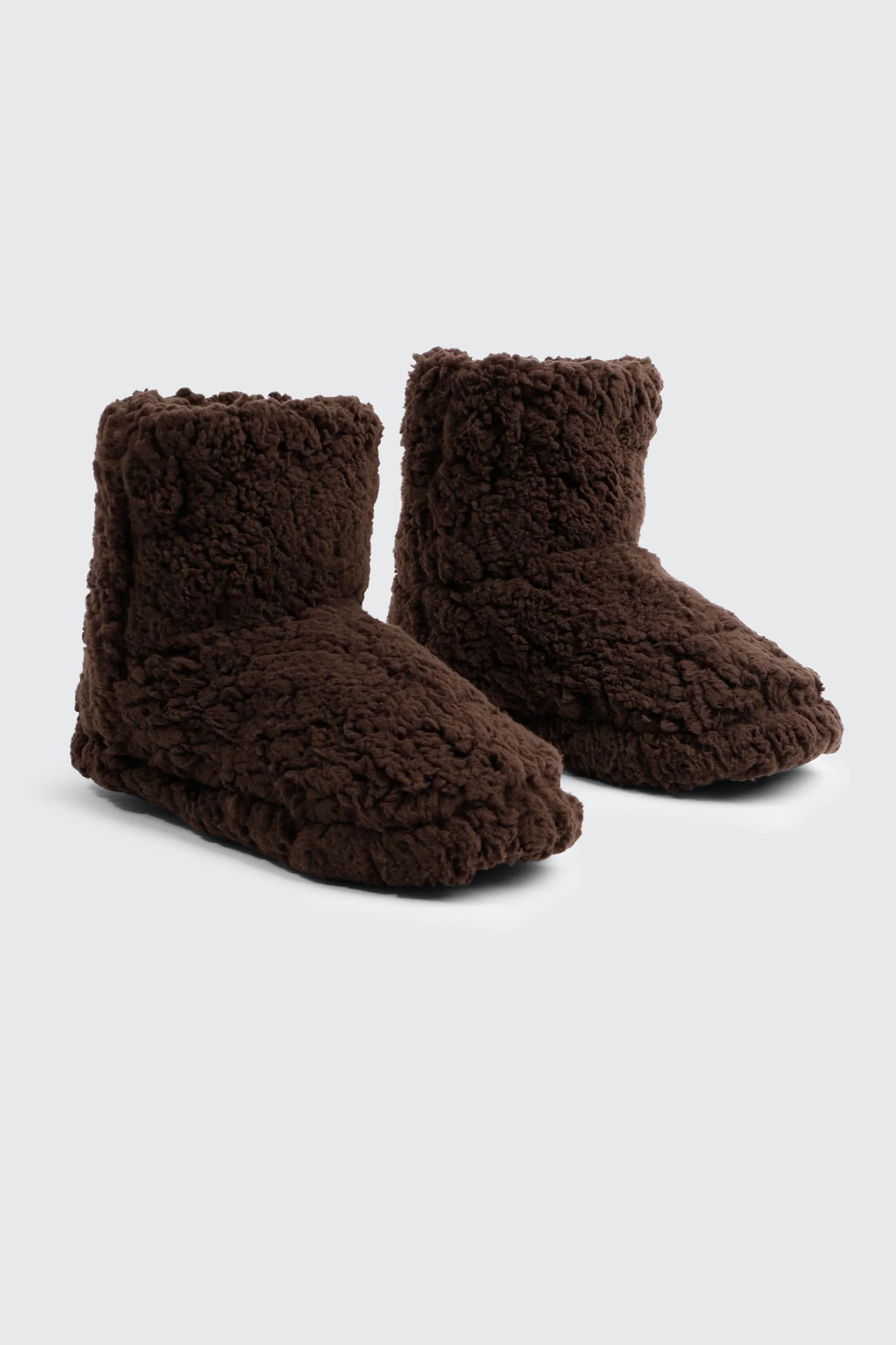 Berber Fleece Bootie Slippers - Image 2
