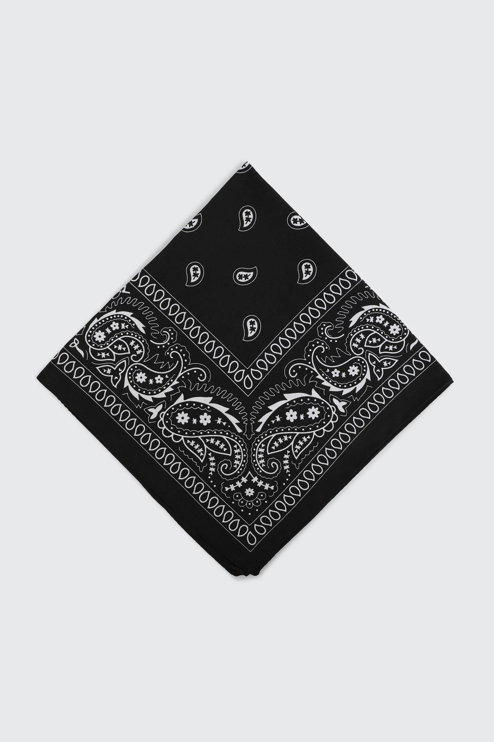 Black Paisley Bandana - Image 2