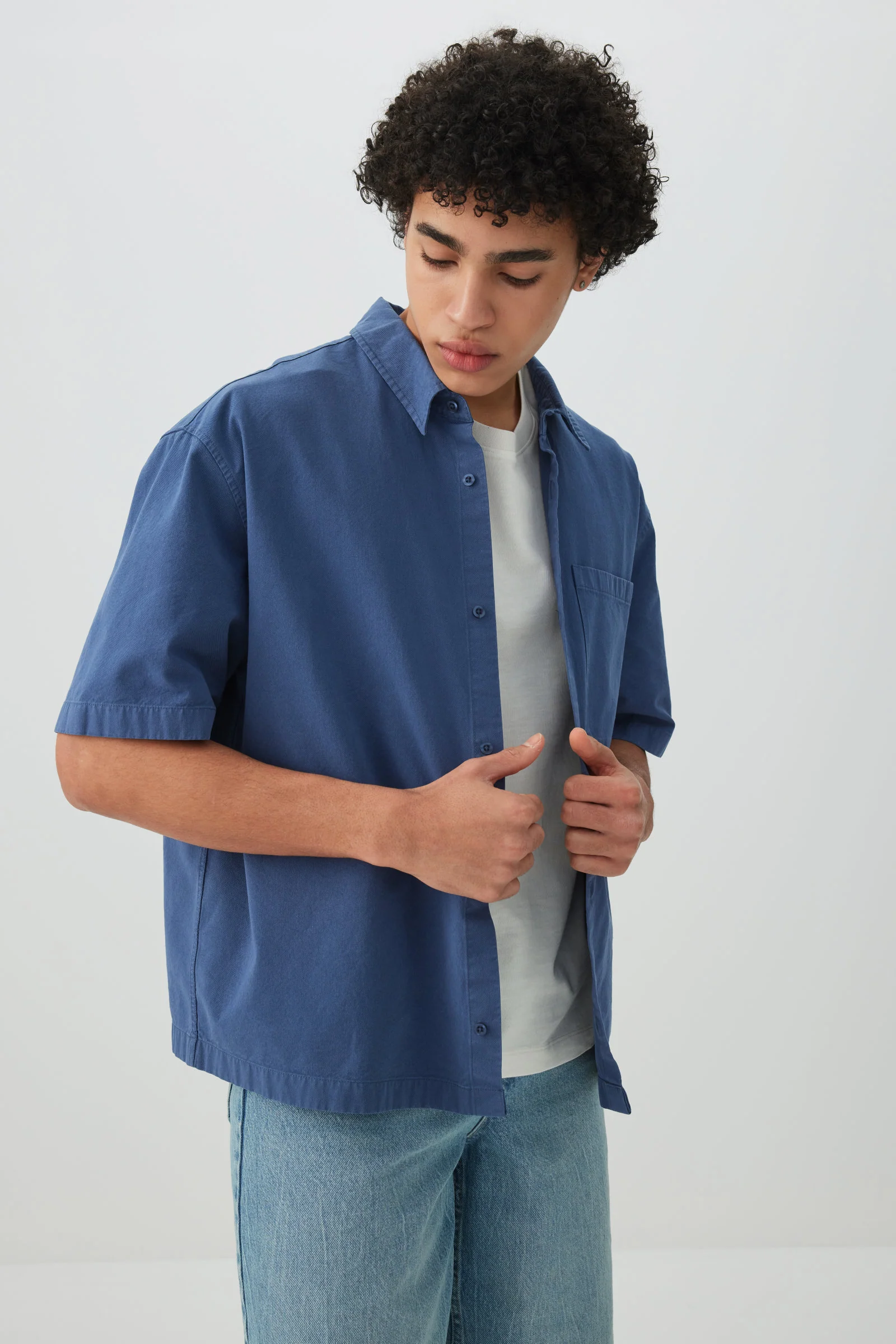 Boxy Short-Sleeve Shirt - Image 2