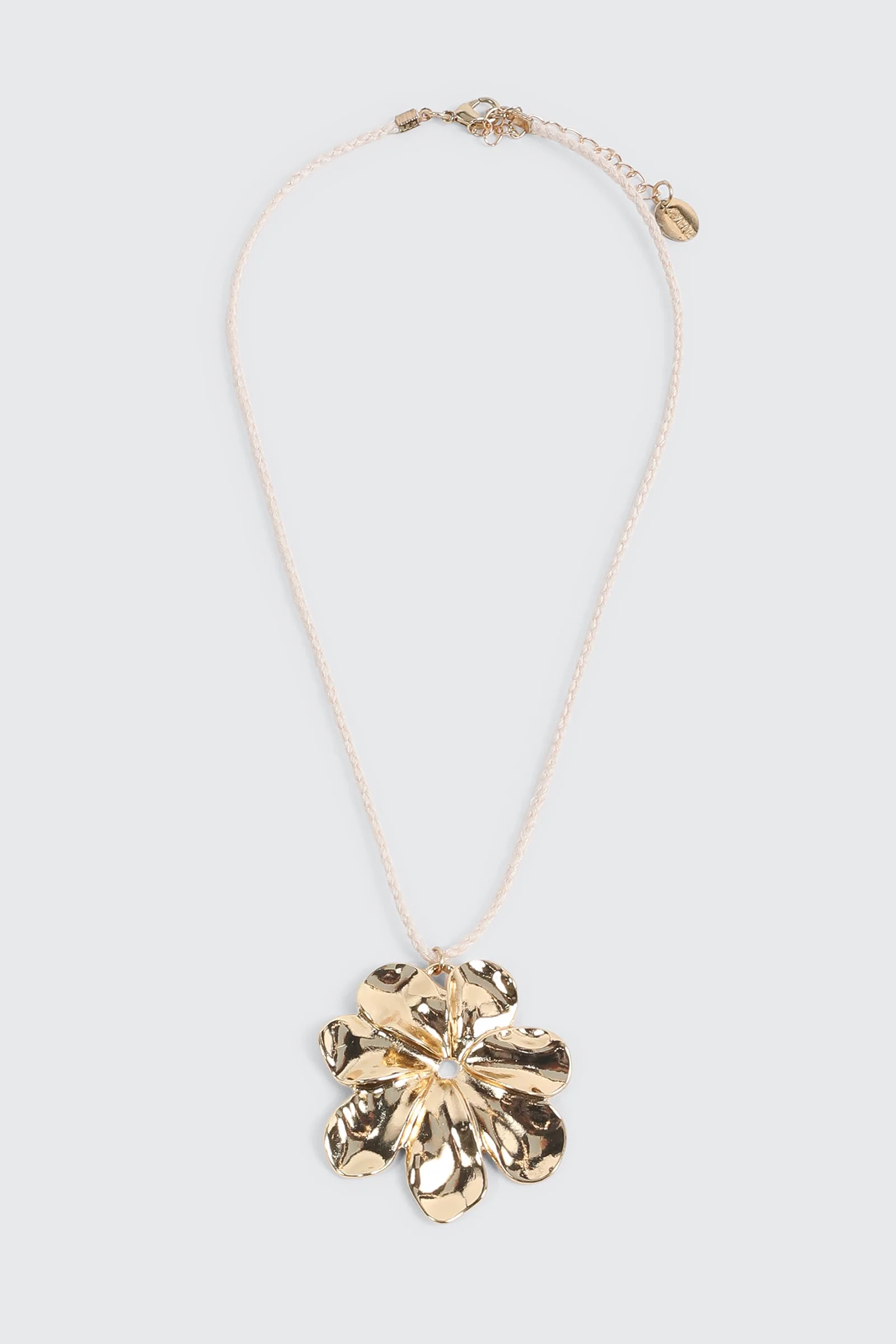 Braided Cord Pendant Necklace - Image 4