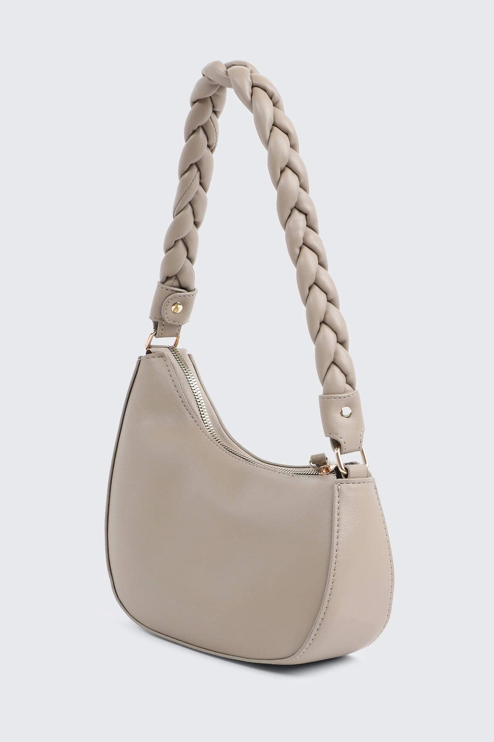 Braided Strap Baguette Bag - Image 2