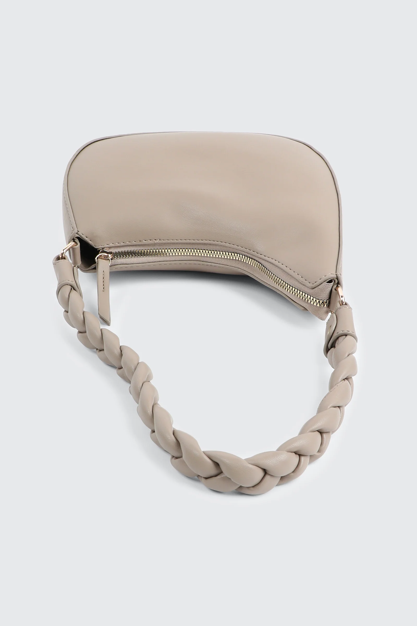 Braided Strap Baguette Bag - Image 3