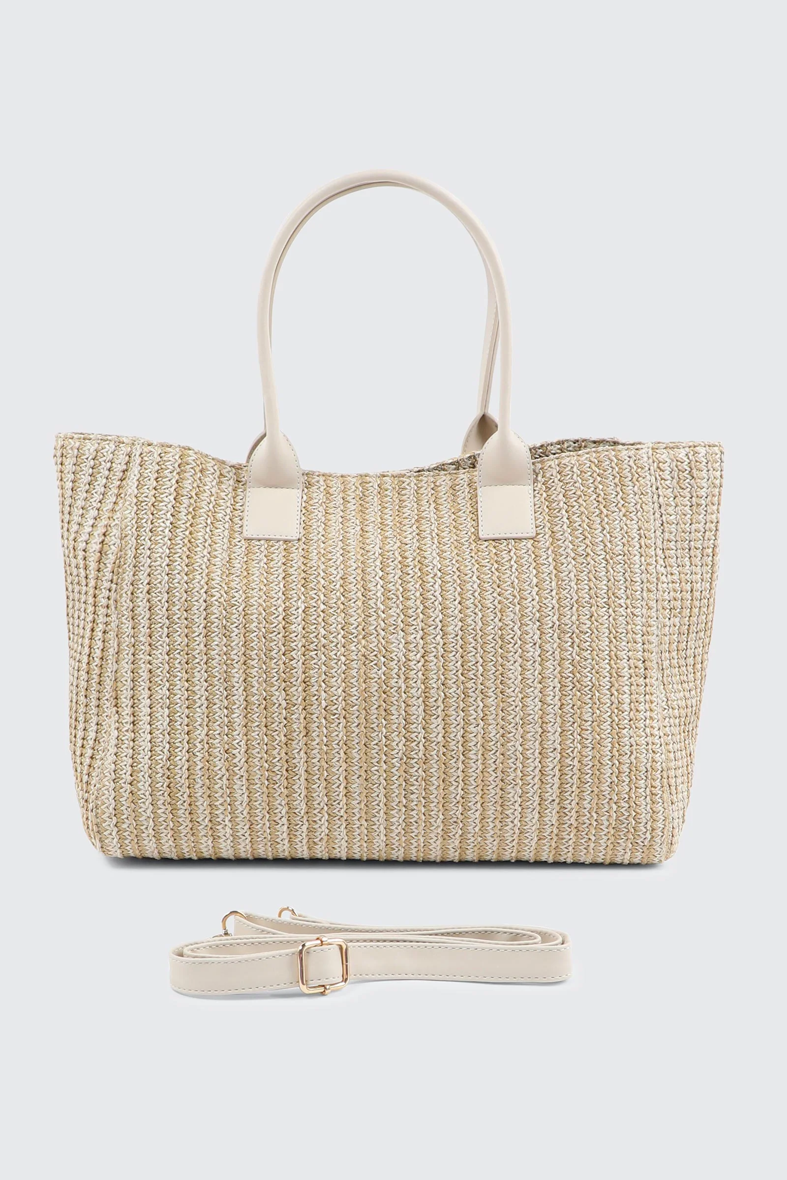 Braided Straw Tote - Image 2