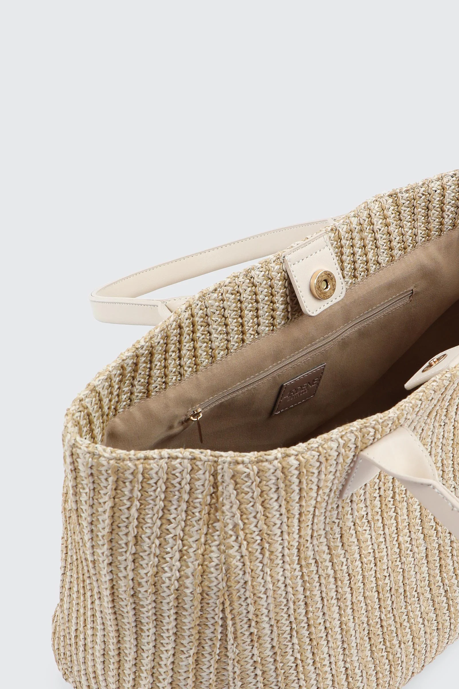 Braided Straw Tote - Image 3