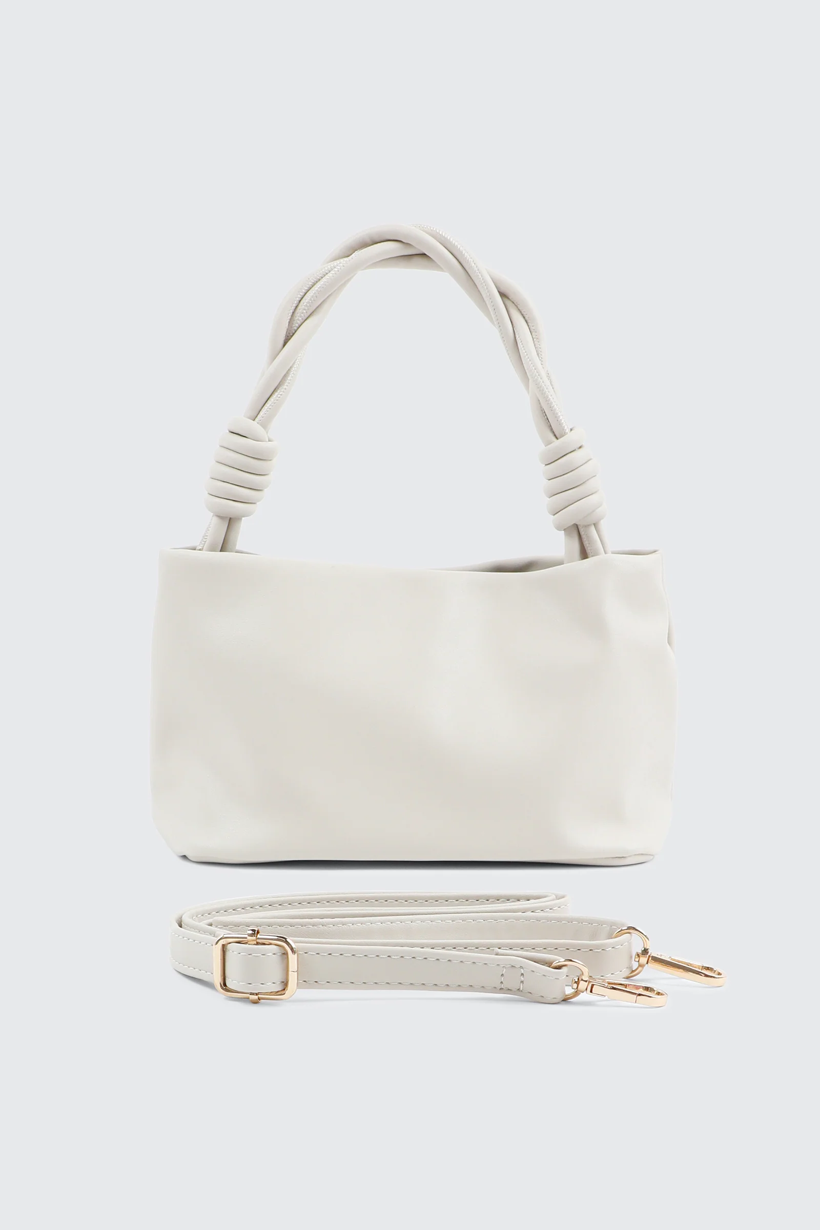 Braided Top Handle Shoulder Bag - Image 2