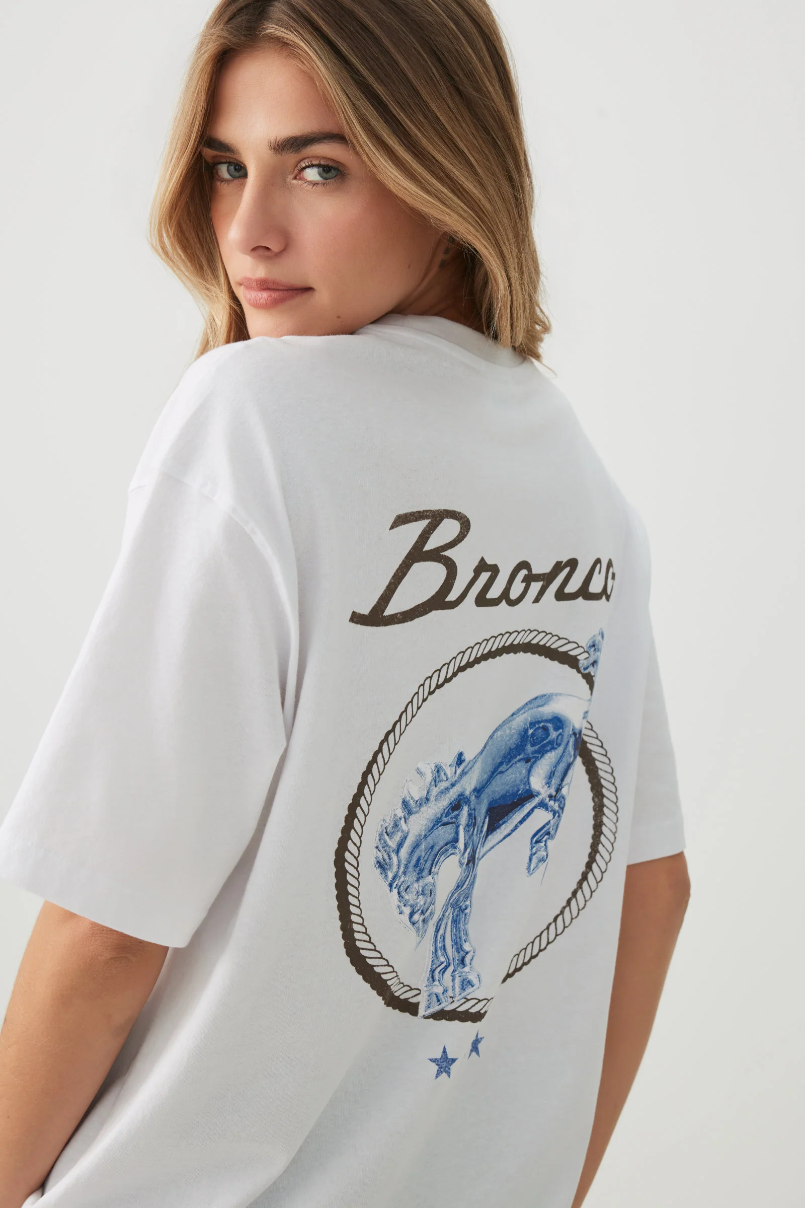 Bronco Graphic Oversized Tee - Image 2