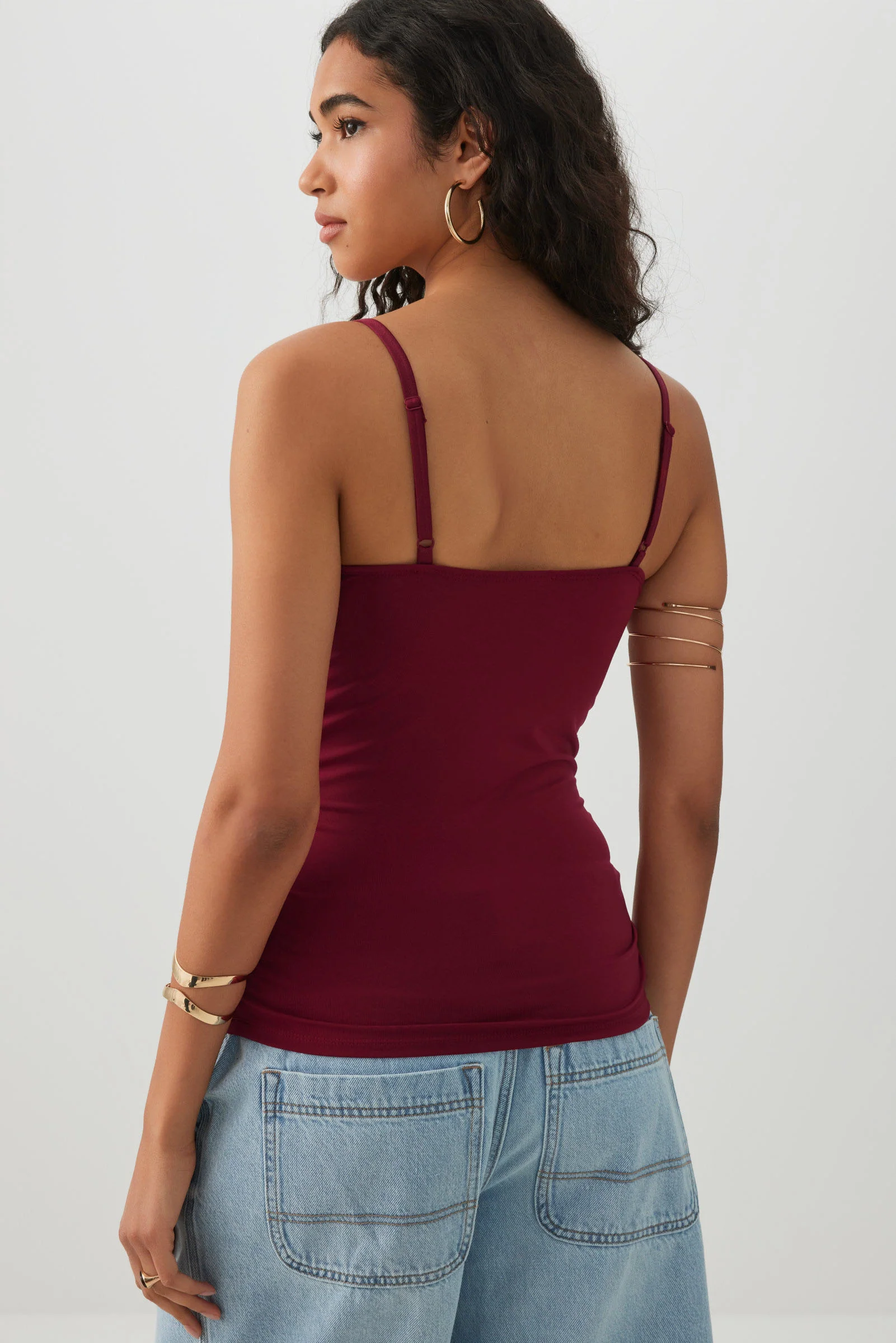 Bustier Look Lace Tank Top - Image 4