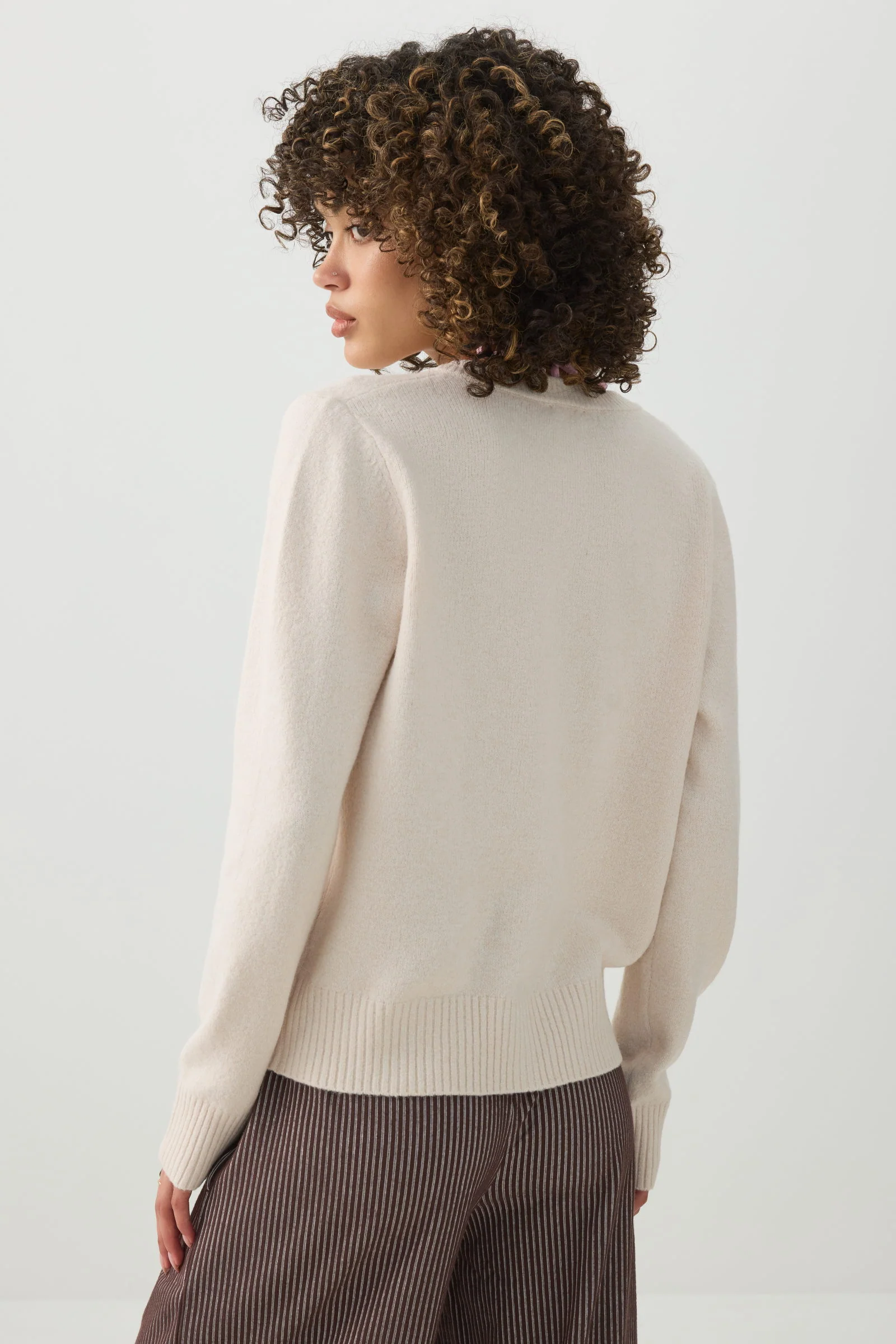 Button-Front Sweater Cardigan - Image 4
