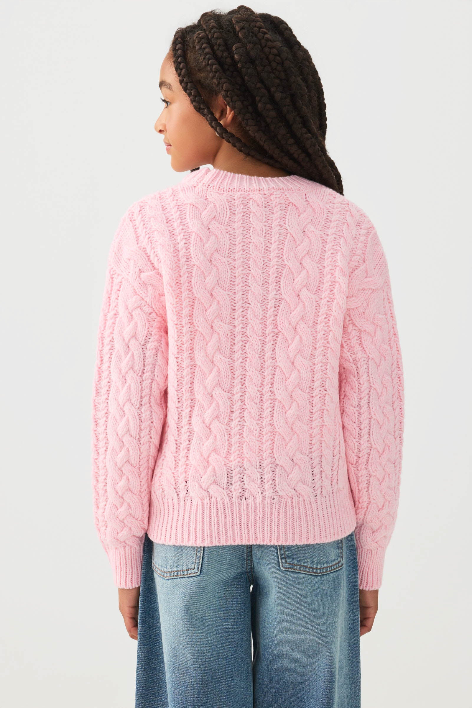 Cable Knit Sweater - Image 4