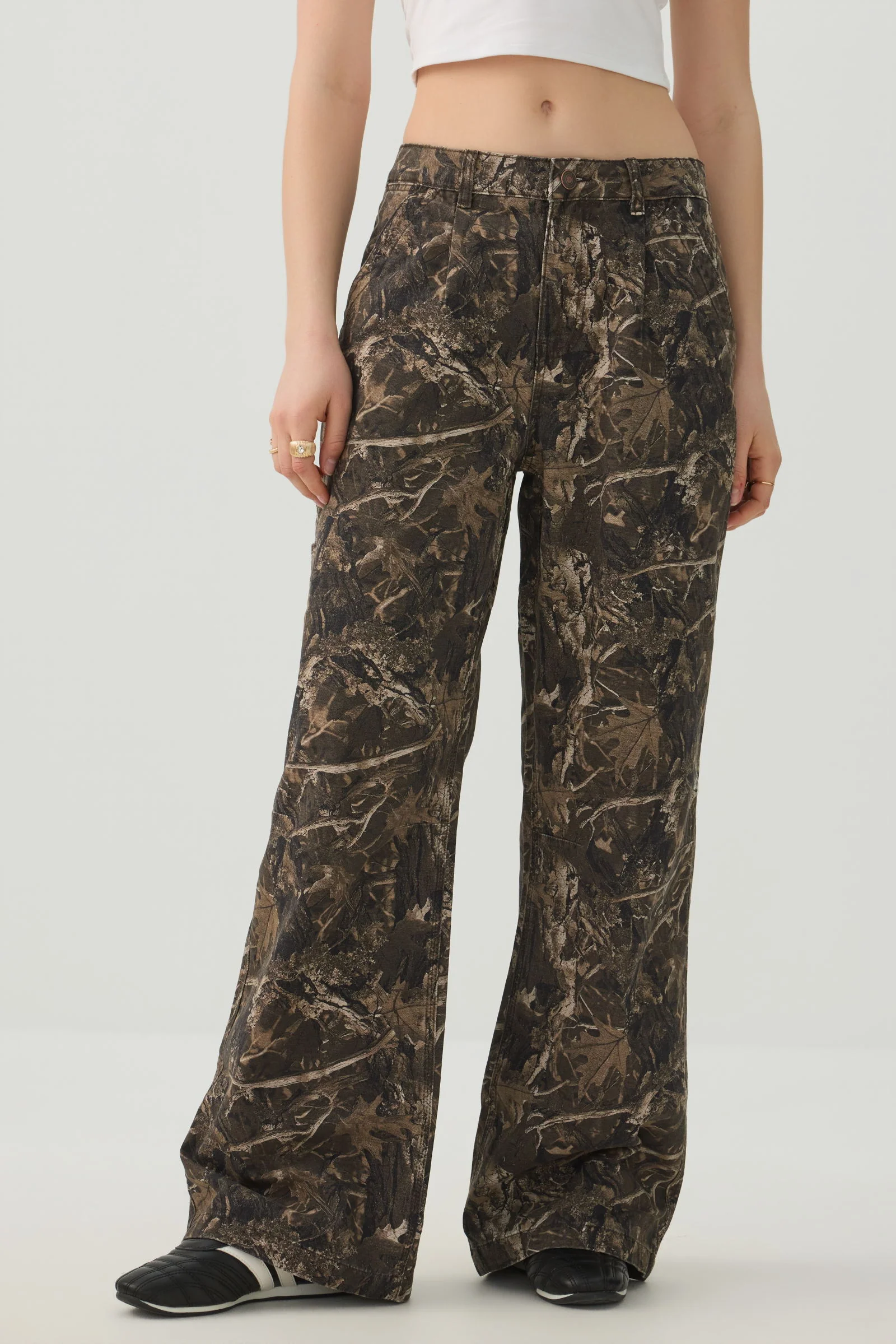 Camouflage Slouchy Carpenter Pants - Image 2
