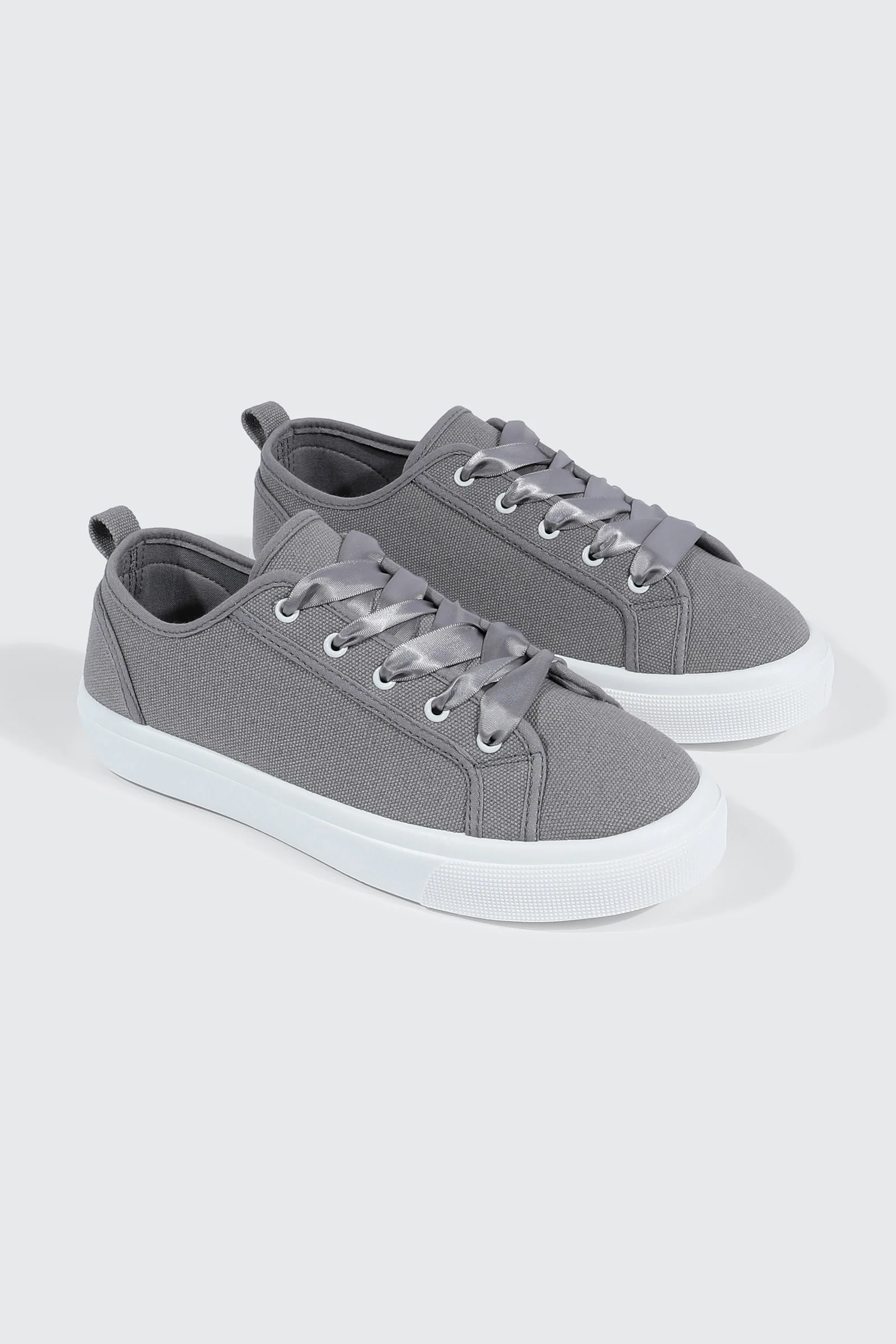Canvas Lace Up Sneakers - Image 2