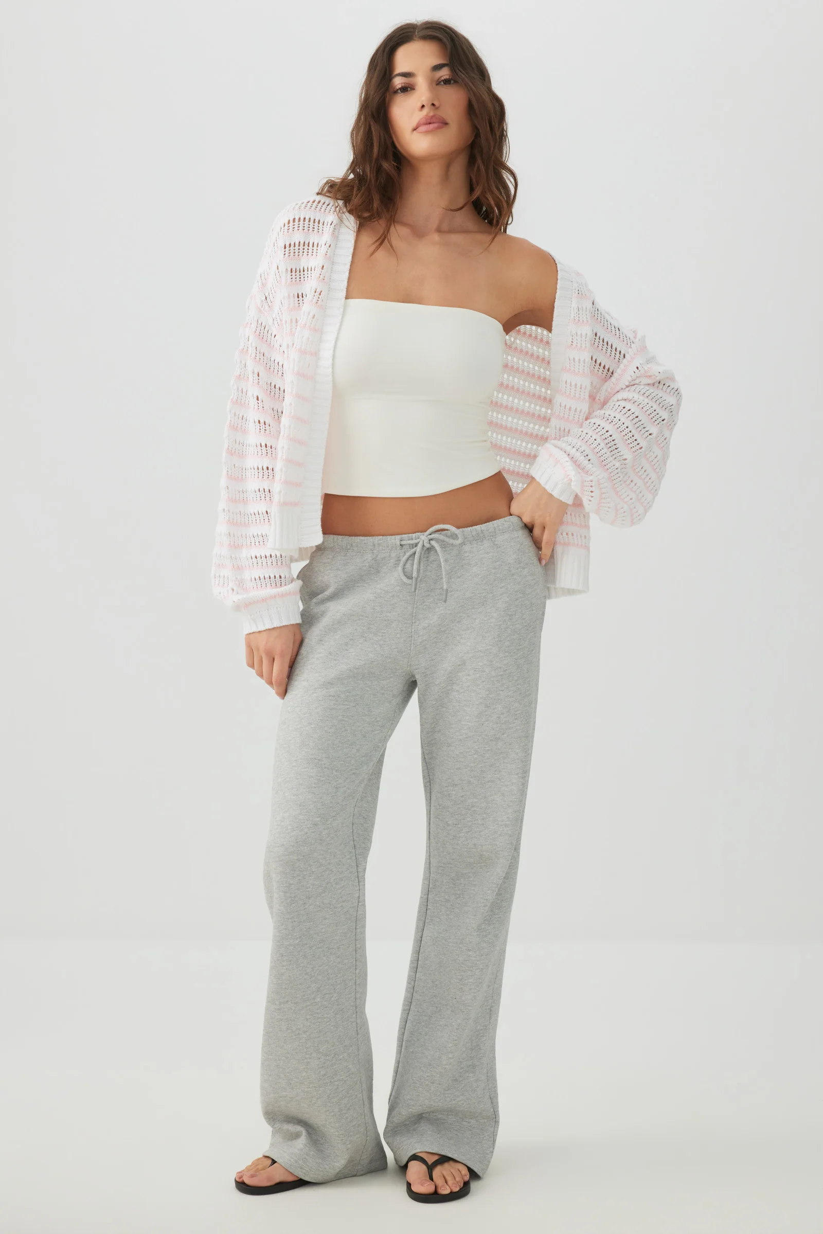 Chunky Open Stich Cardigan - Image 2