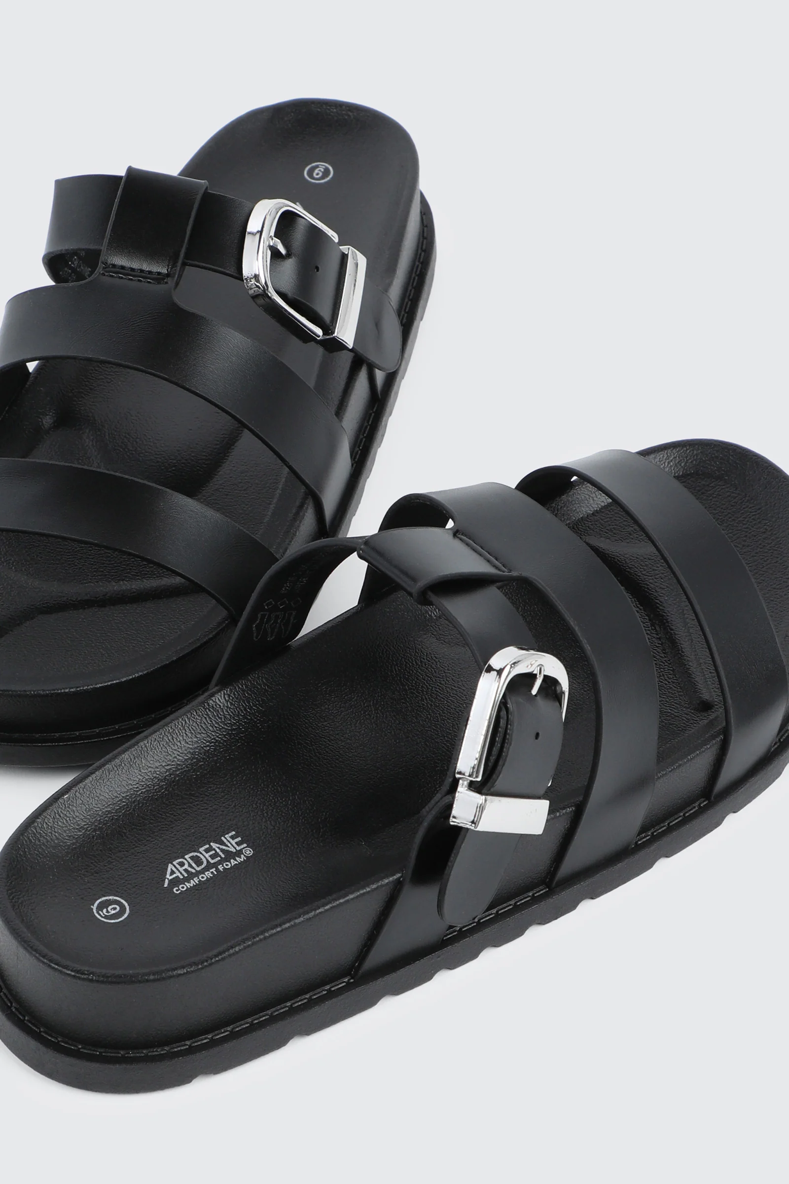 Chunky Slides with Buckle Detail - Image 3