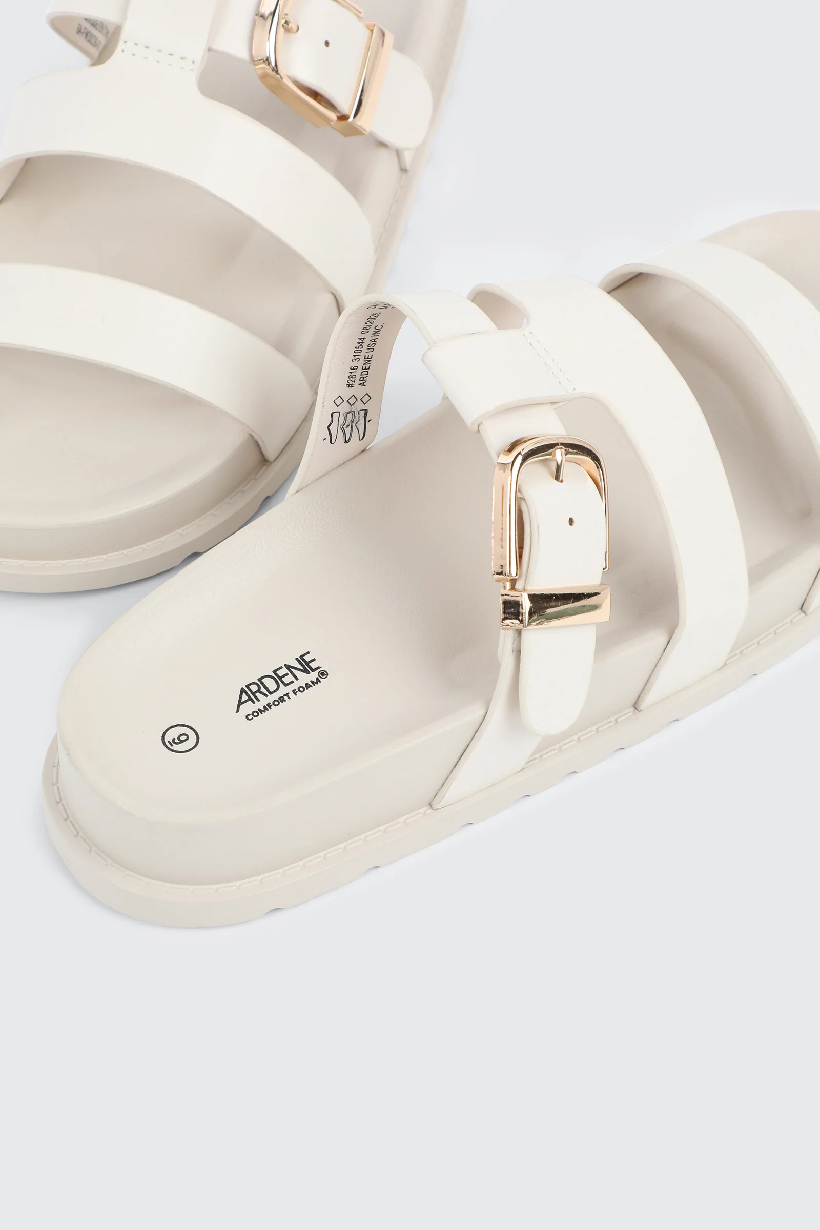 Chunky Slides with Buckle Detail - Image 3