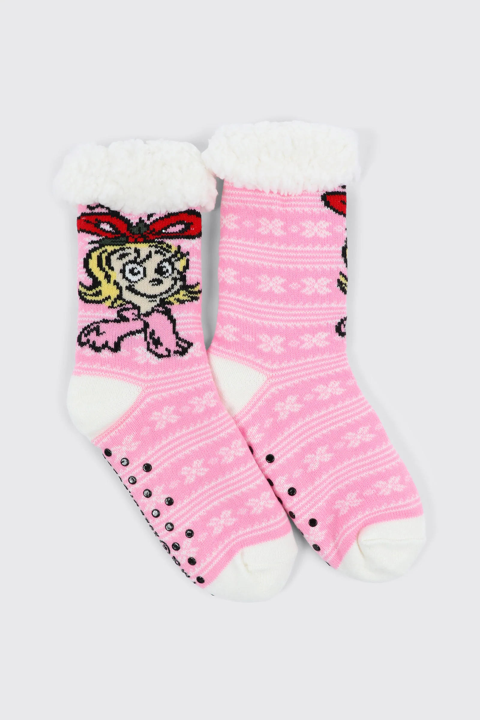 Cindy Lou Slipper Socks