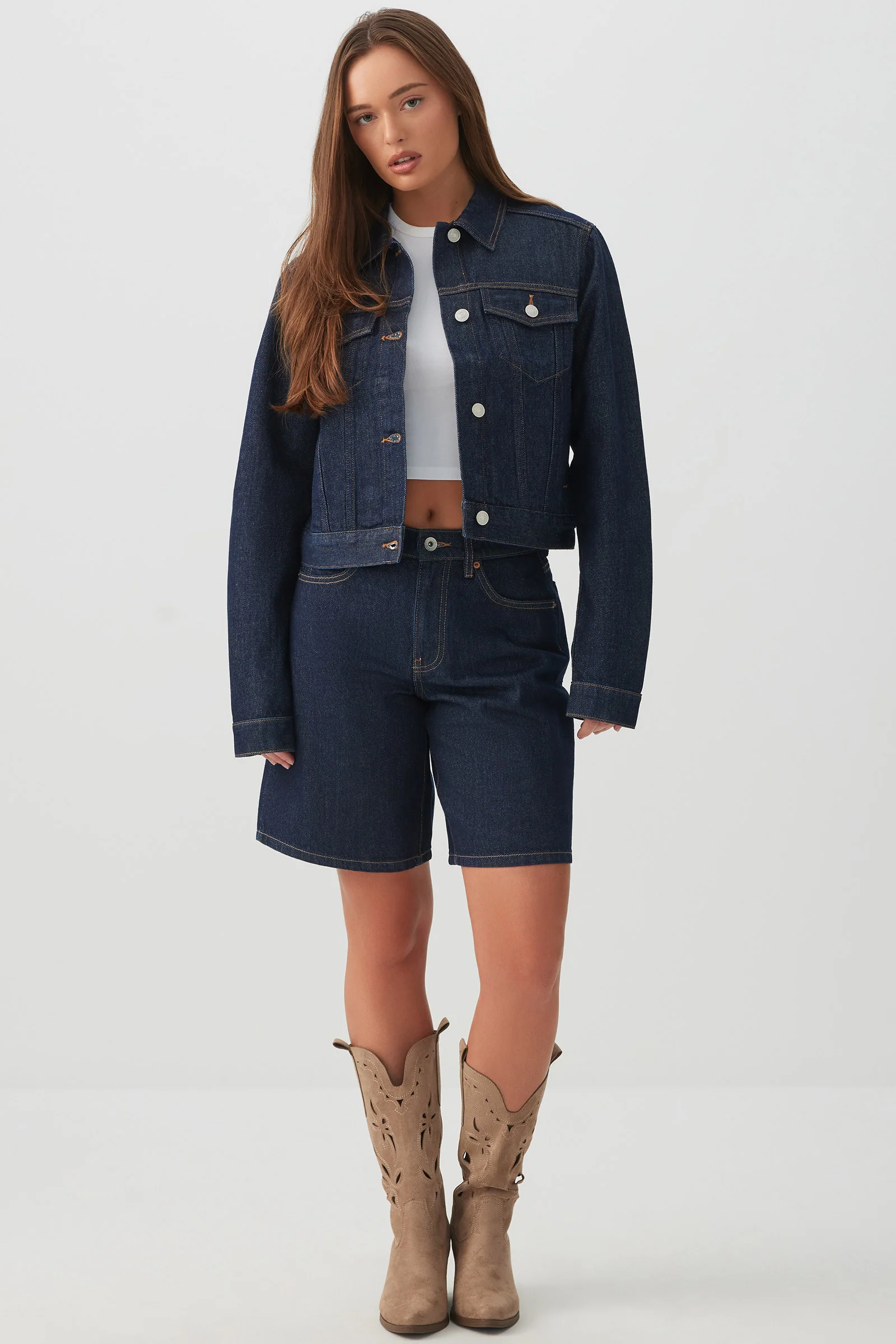 Classic Fit Denim Jacket - Image 4