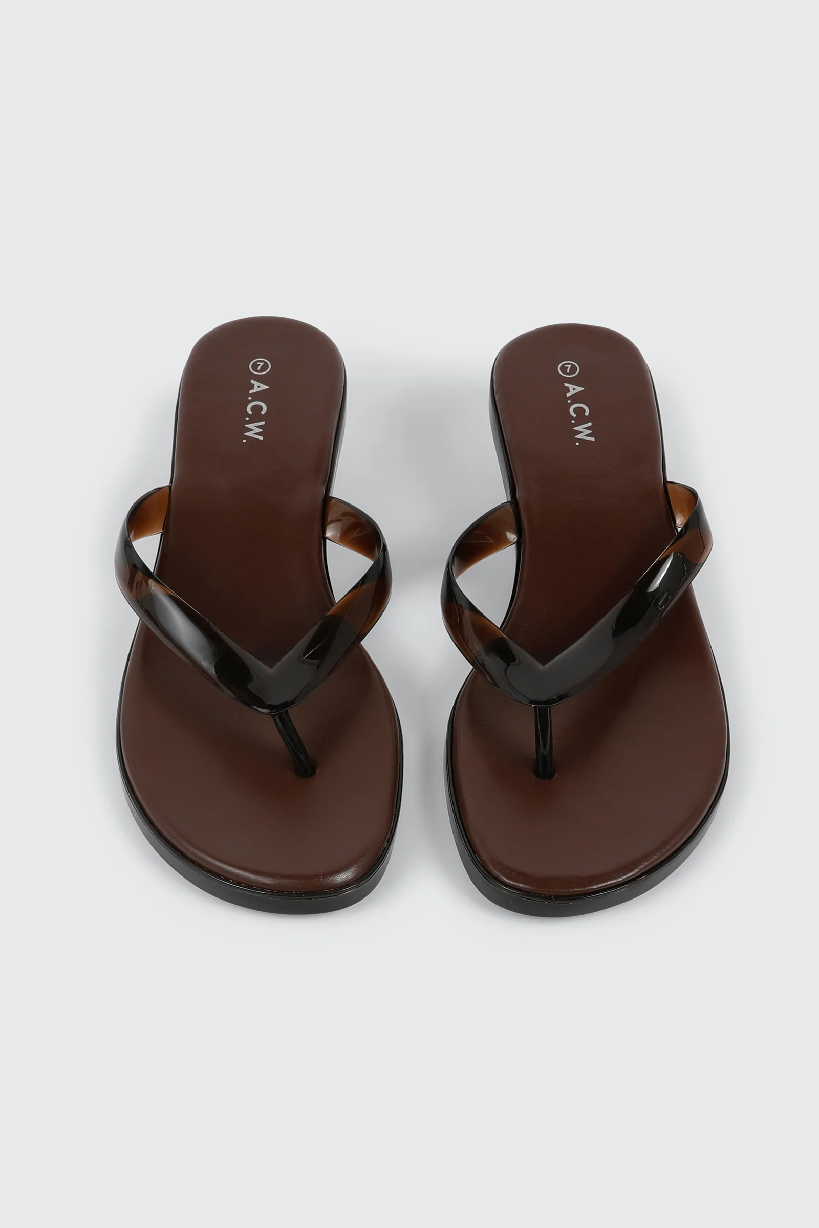Clear Mule Kitten Heels - Image 4