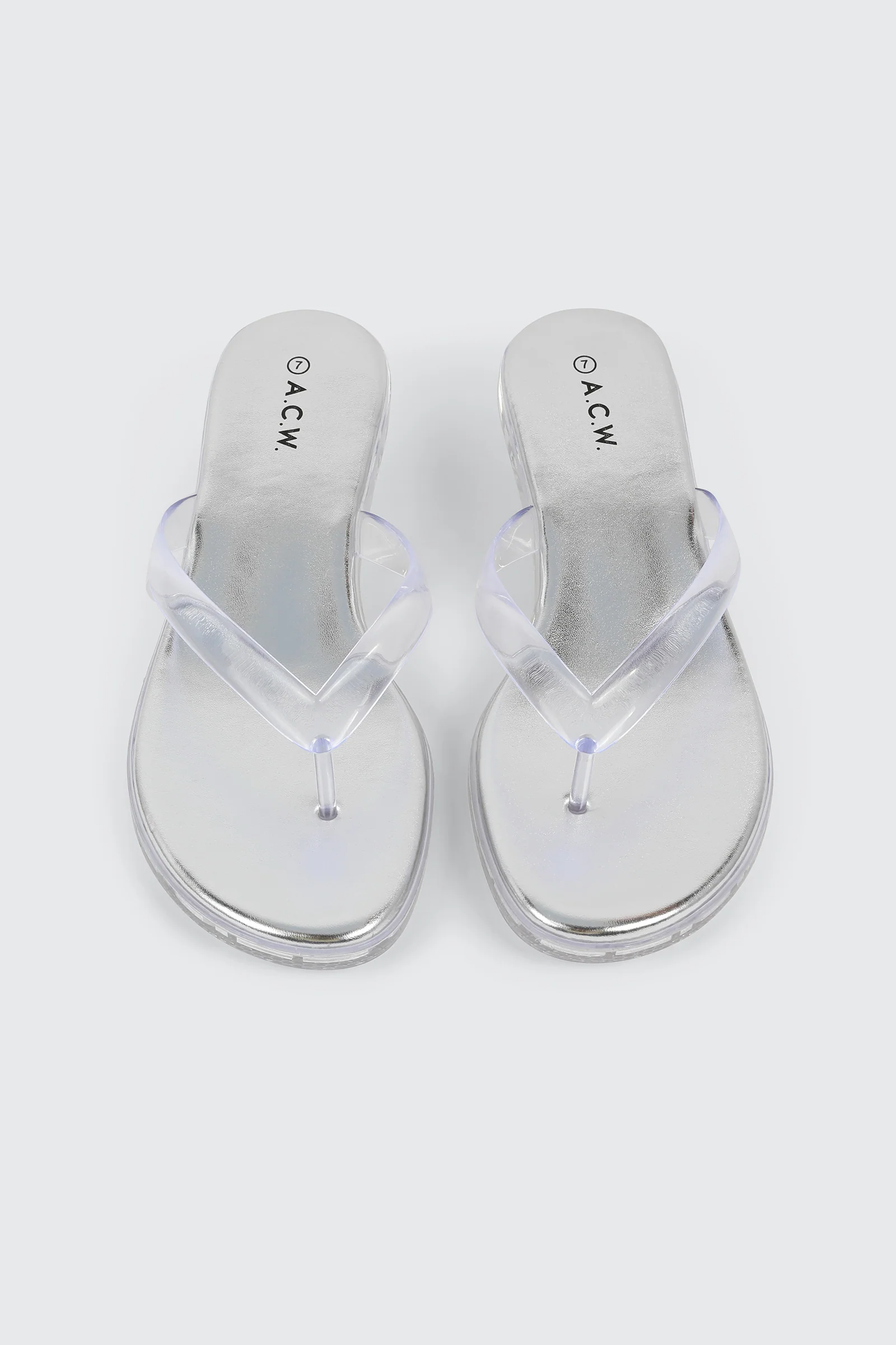 Clear Mule Kitten Heels - Image 4