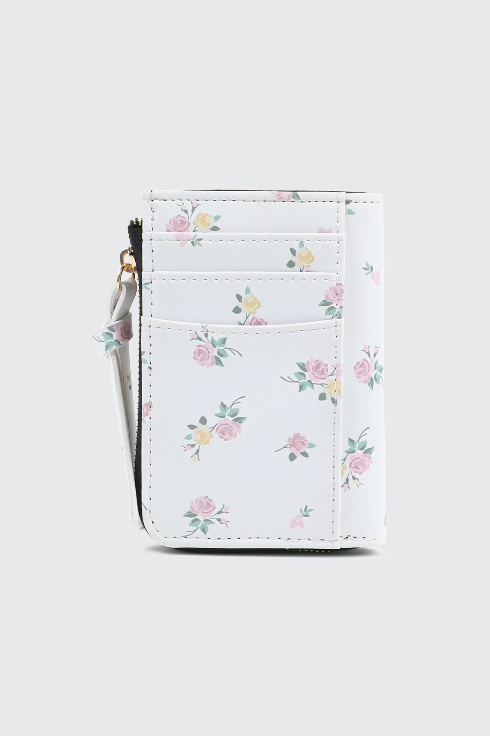 Compact Faux Leather Wallet - Image 2