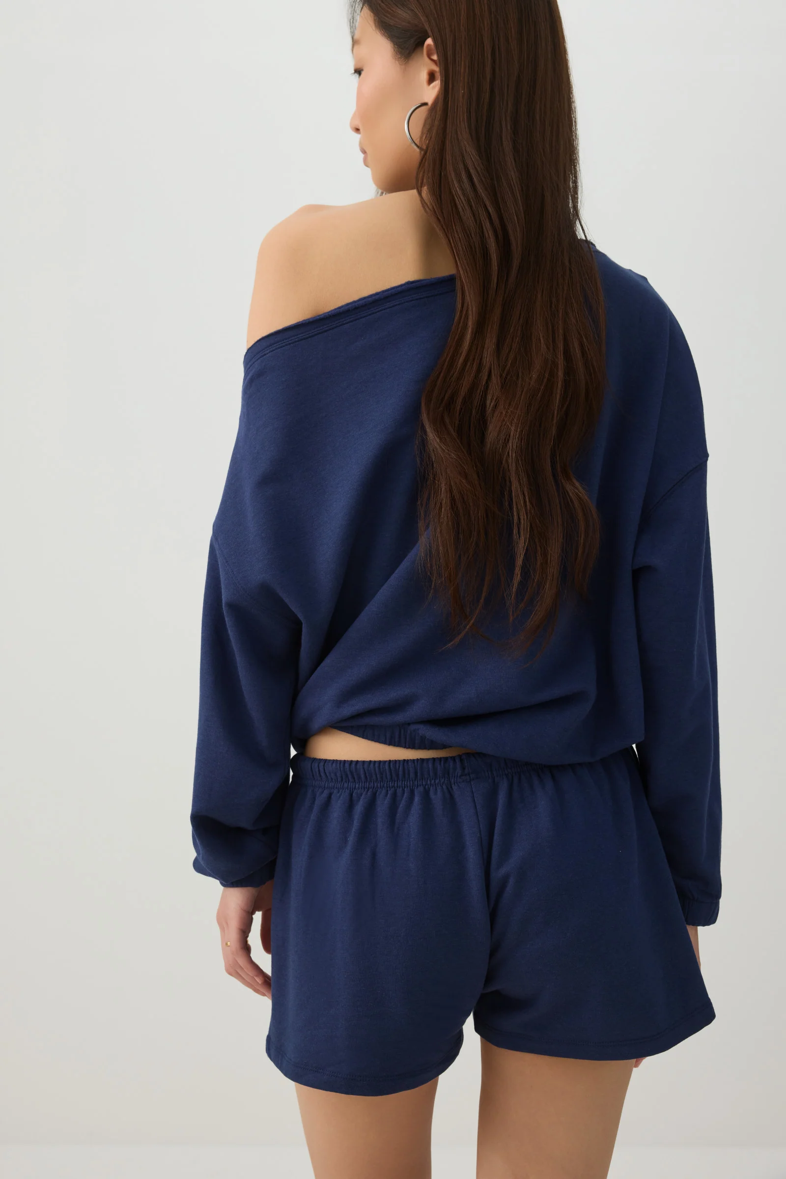 Contrast Drawcord Knit Shorts - Image 4