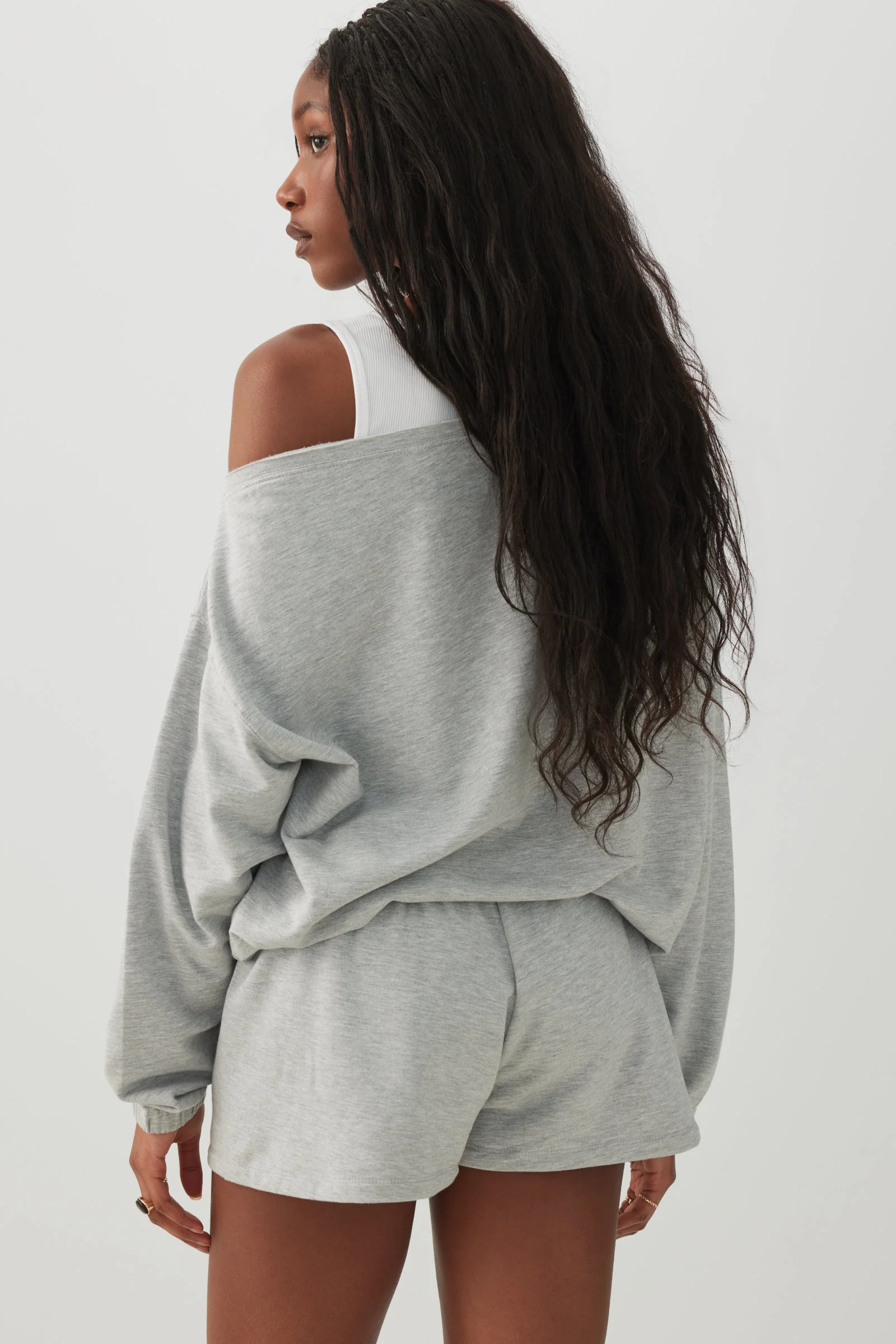 Contrast Drawcord Knit Shorts - Image 4