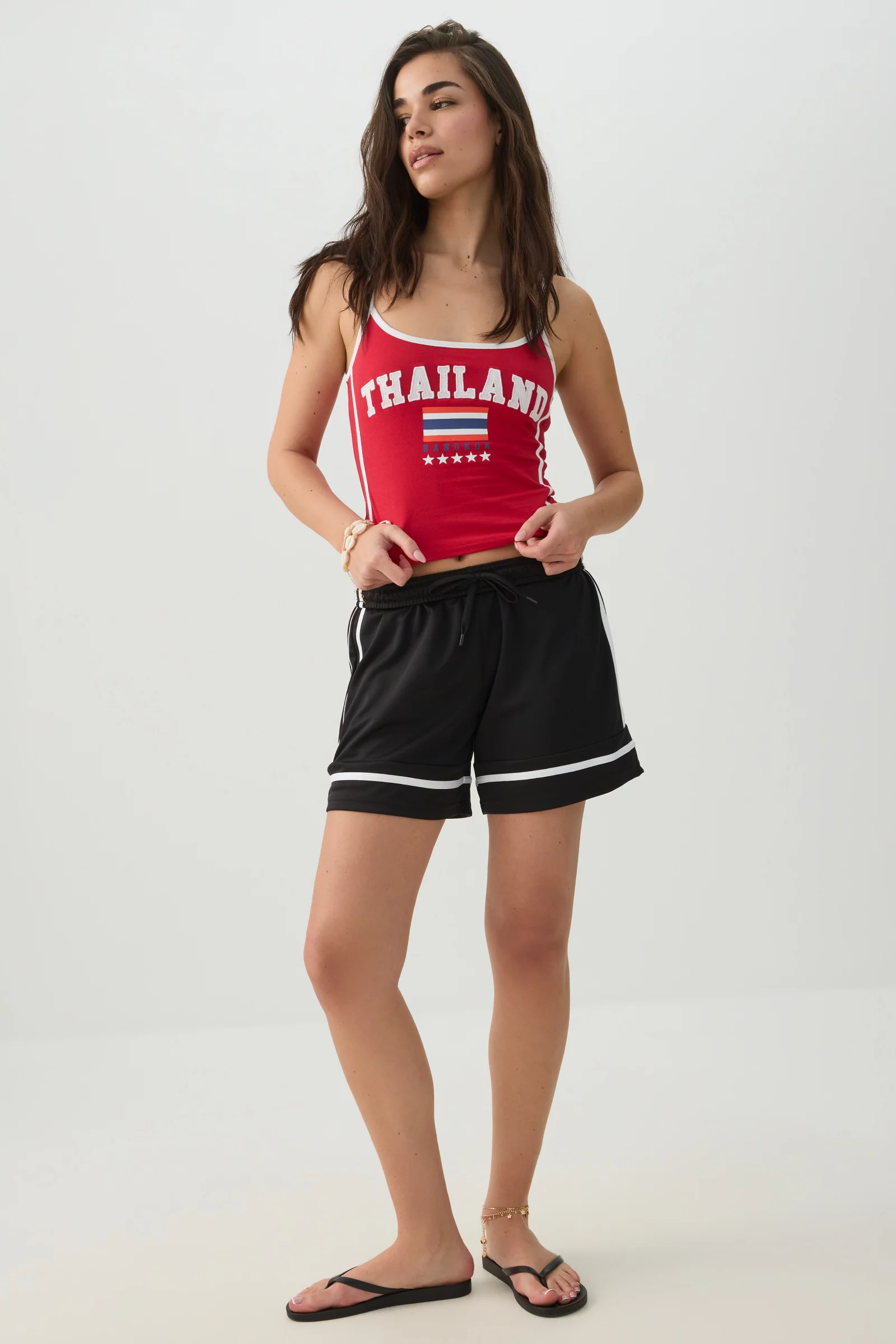 Contrast Trim Thailand Tank Top - Image 3