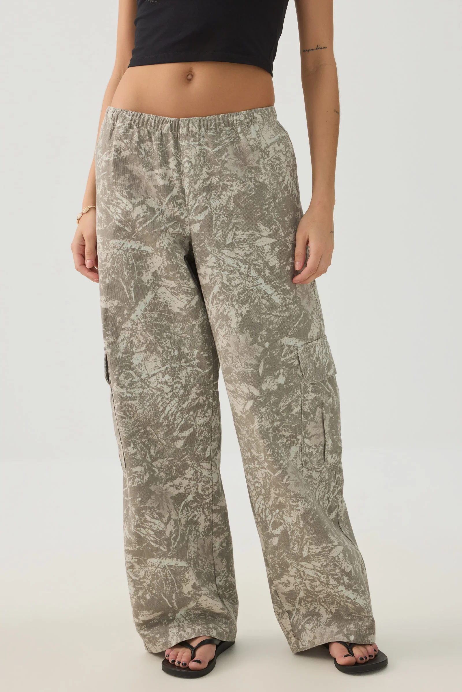Cotton Woven Cargo Pants - Image 2