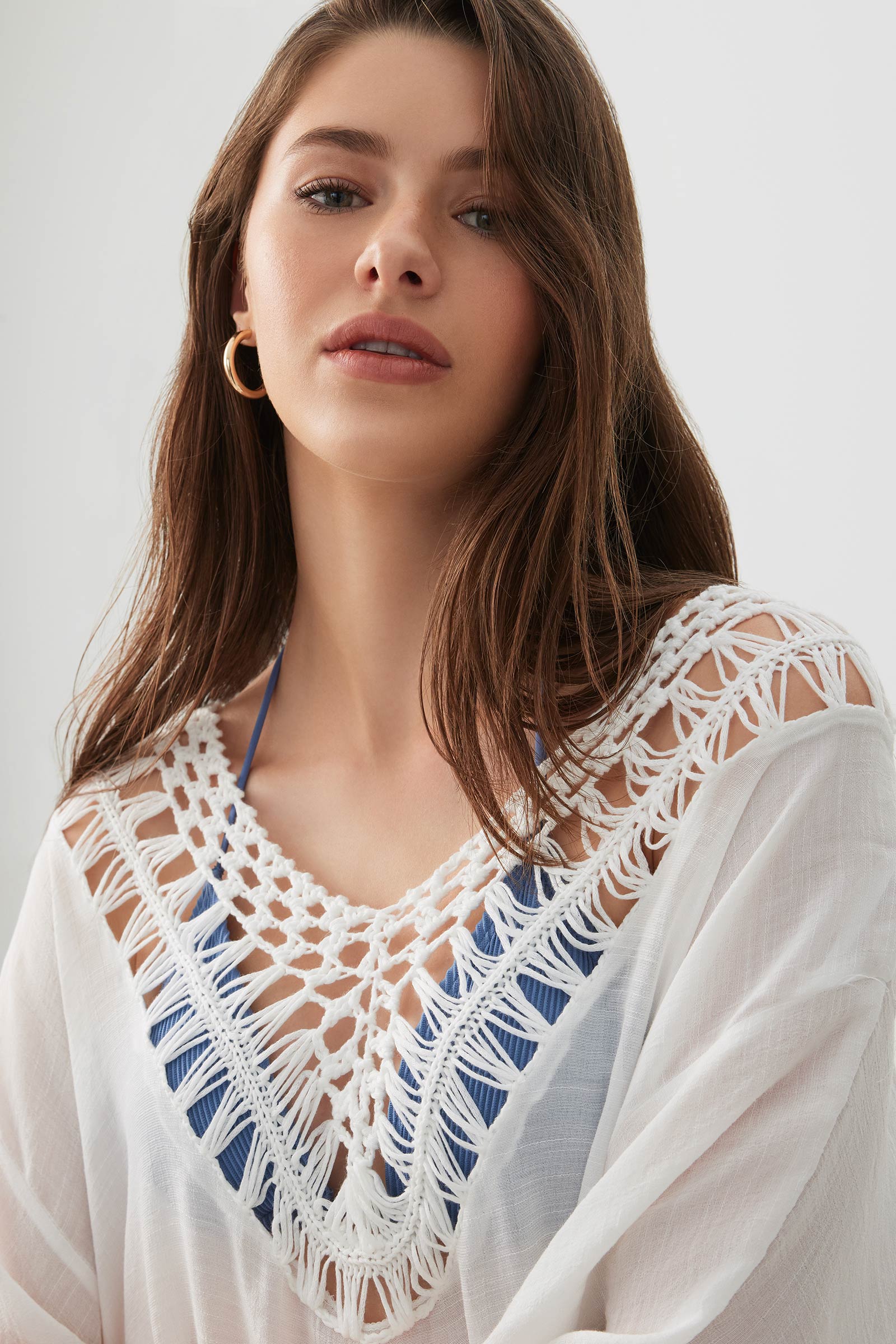 Cover Up with Crochet Detail - Image 3
