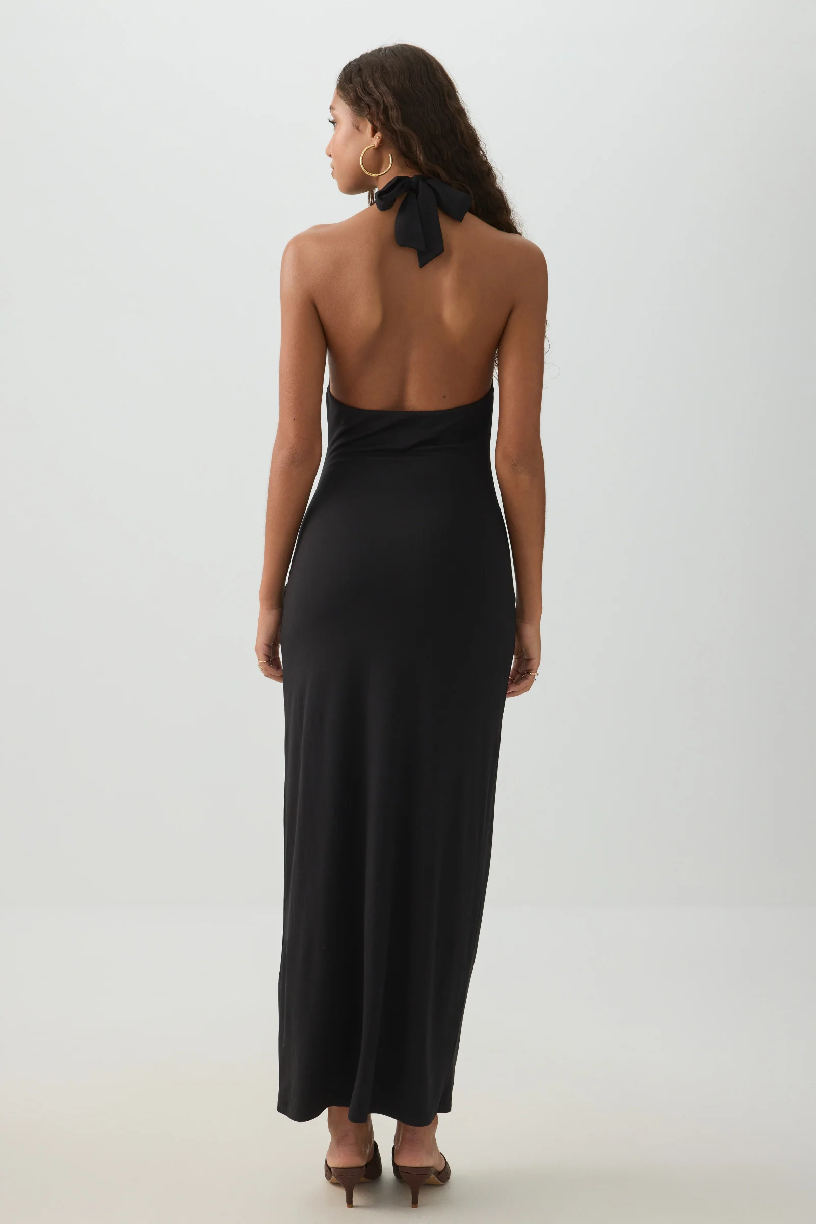 Cowl Neck Maxi Dress - Image 4