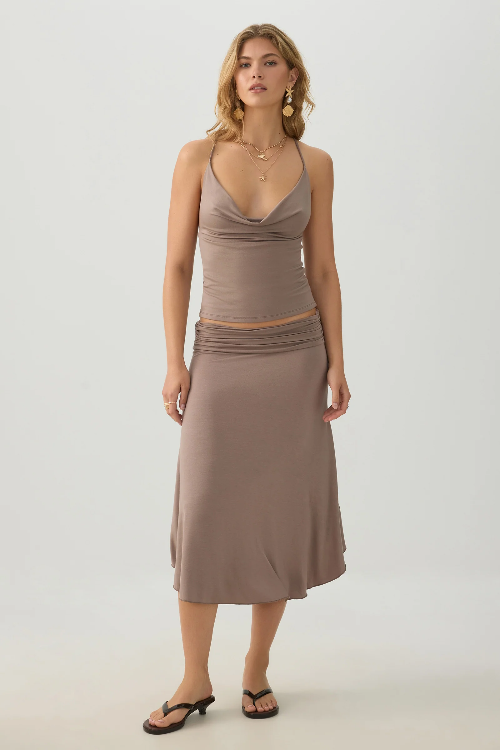 Cowl Neck Tank Top - Image 3