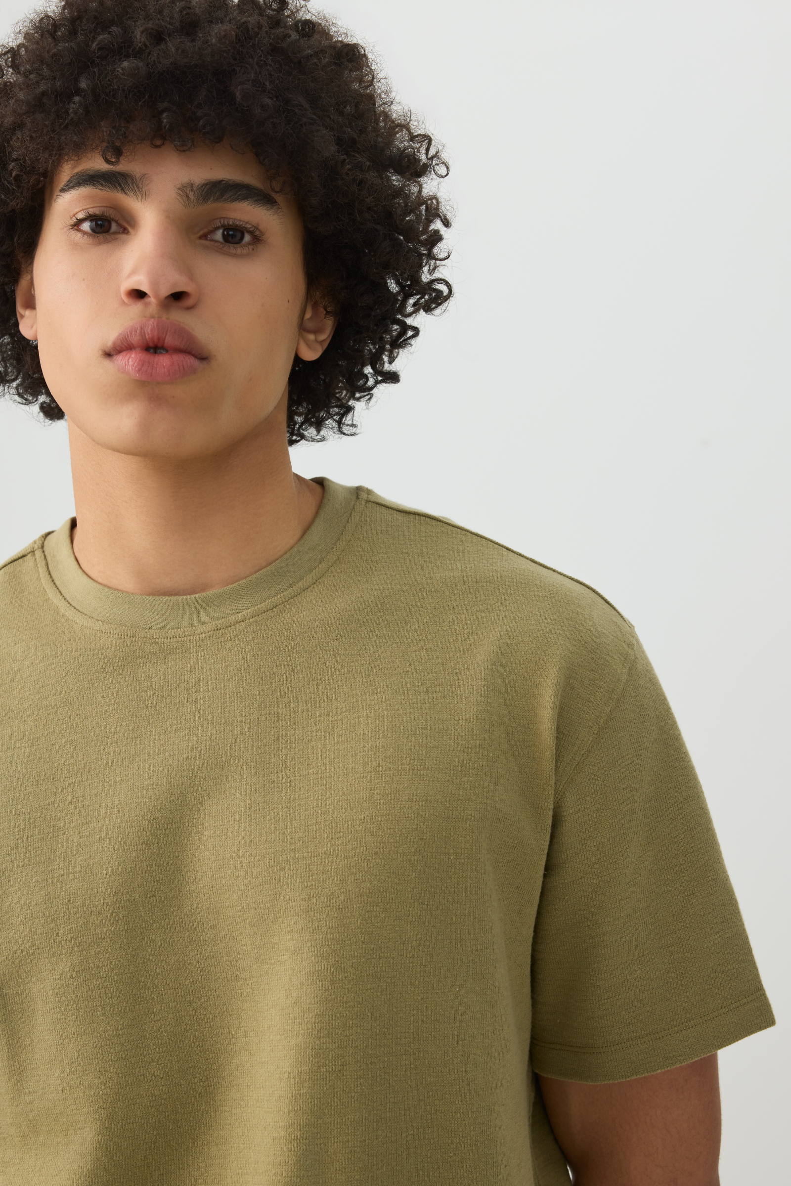 Crew Neck Boxy T-Shirt - Image 2