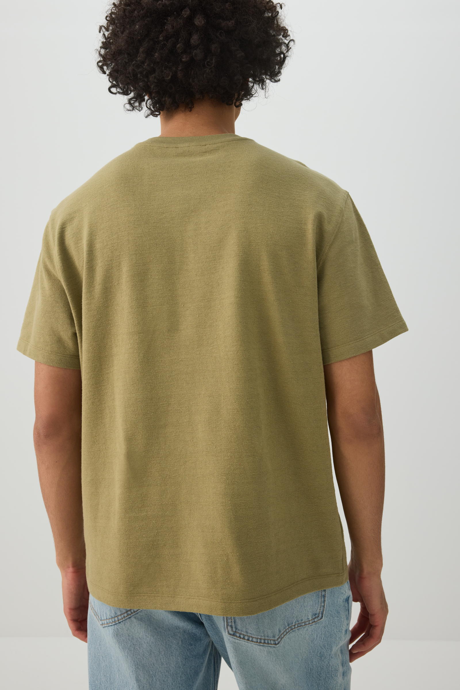 Crew Neck Boxy T-Shirt - Image 4