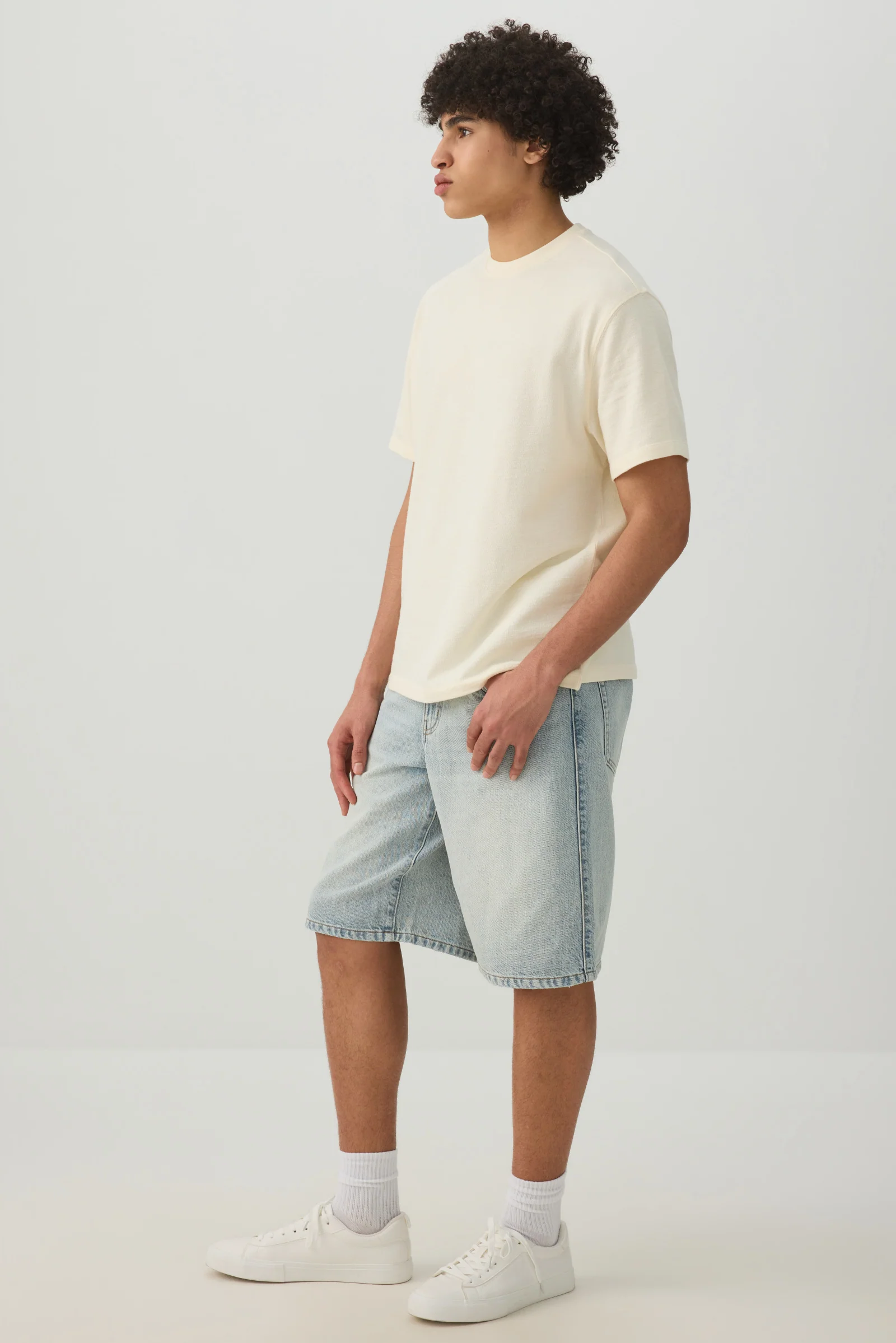 Crew Neck Boxy T-Shirt - Image 2