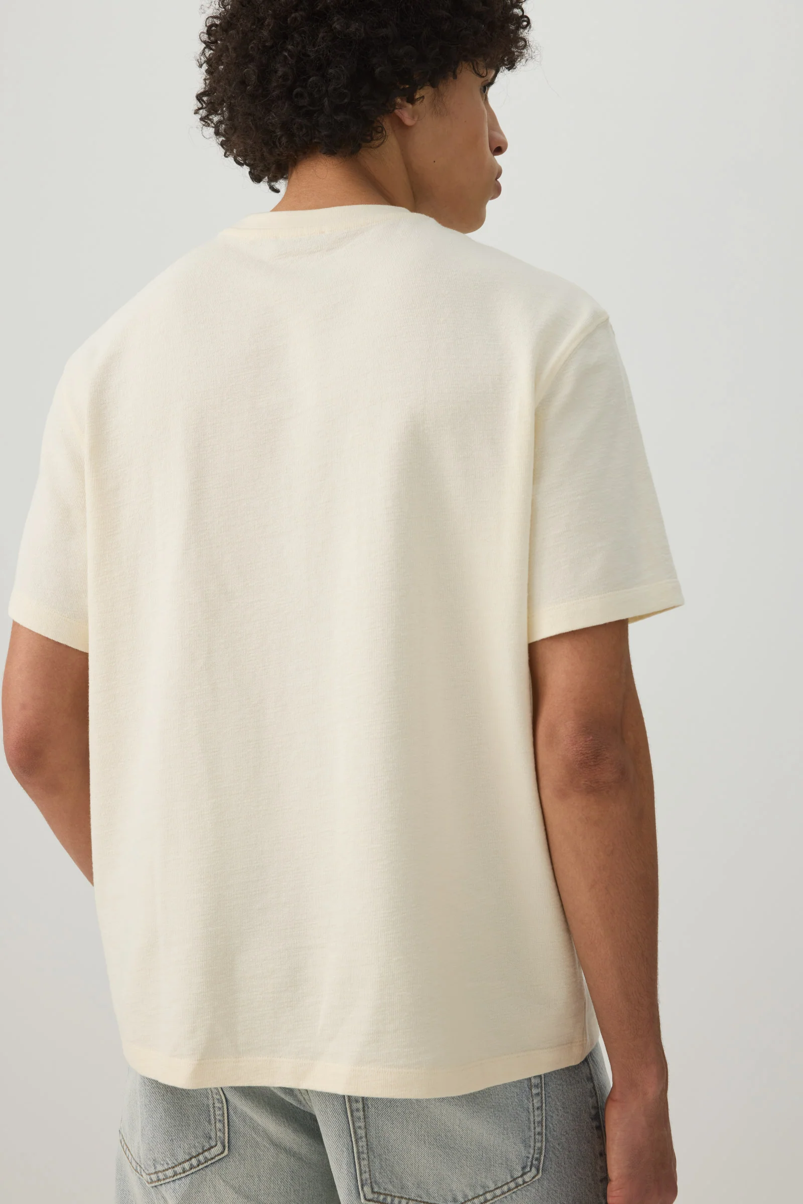 Crew Neck Boxy T-Shirt - Image 4