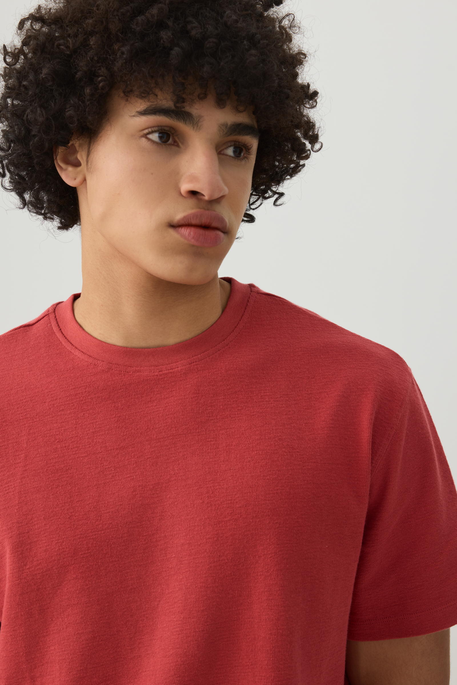 Crew Neck Boxy T-Shirt - Image 2