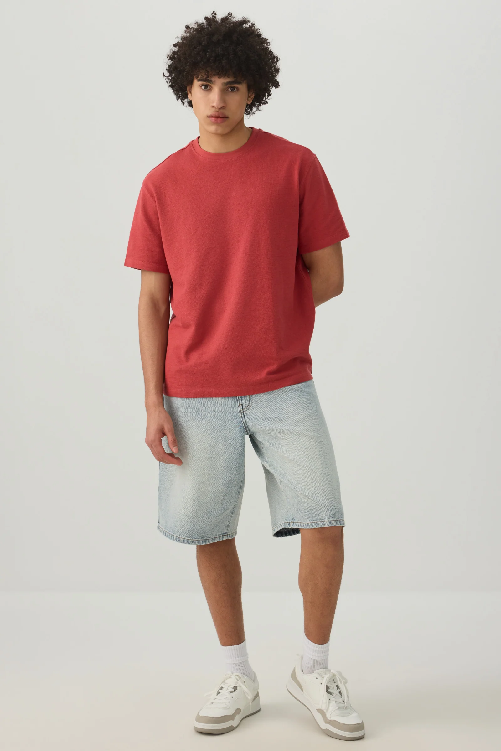 Crew Neck Boxy T-Shirt - Image 3