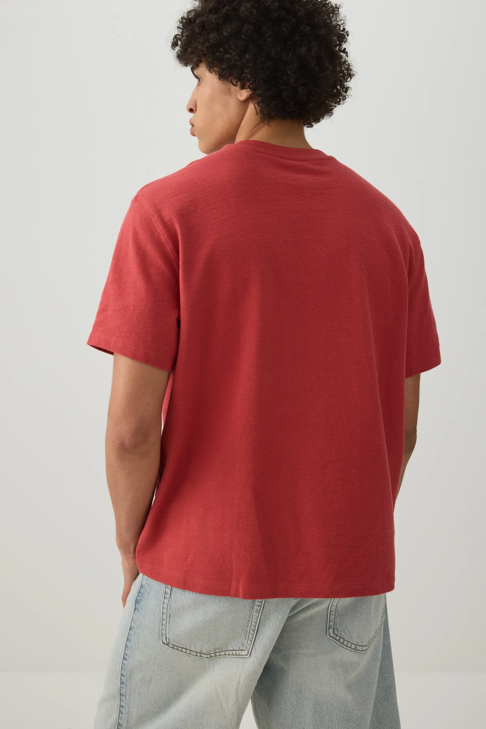 Crew Neck Boxy T-Shirt - Image 4