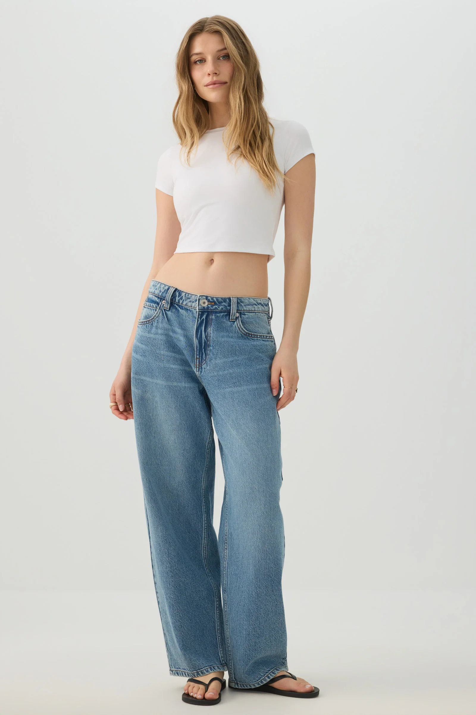 Crew Neck Crop Top - Image 2