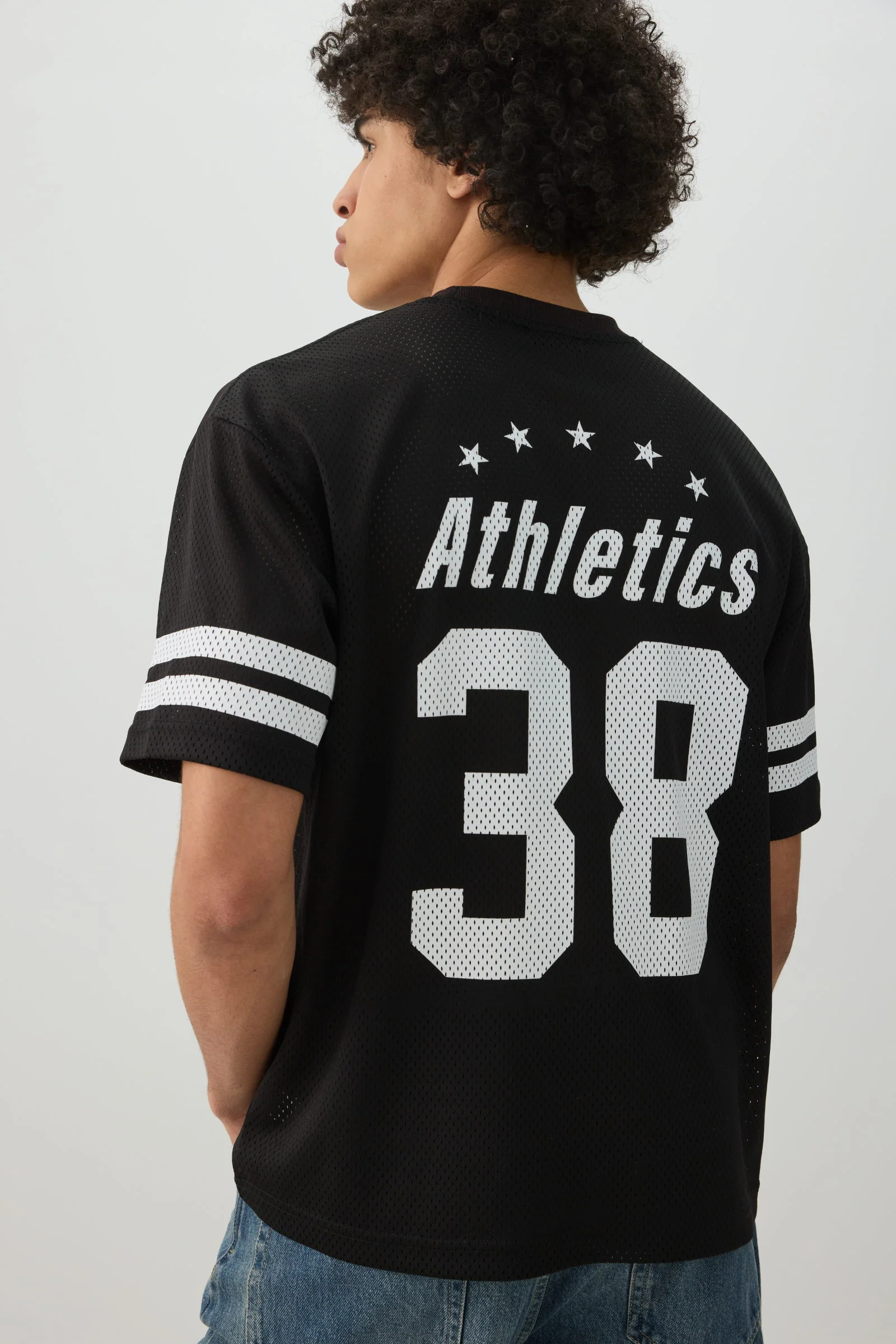 Crew Neck Mesh Sport Top - Image 4