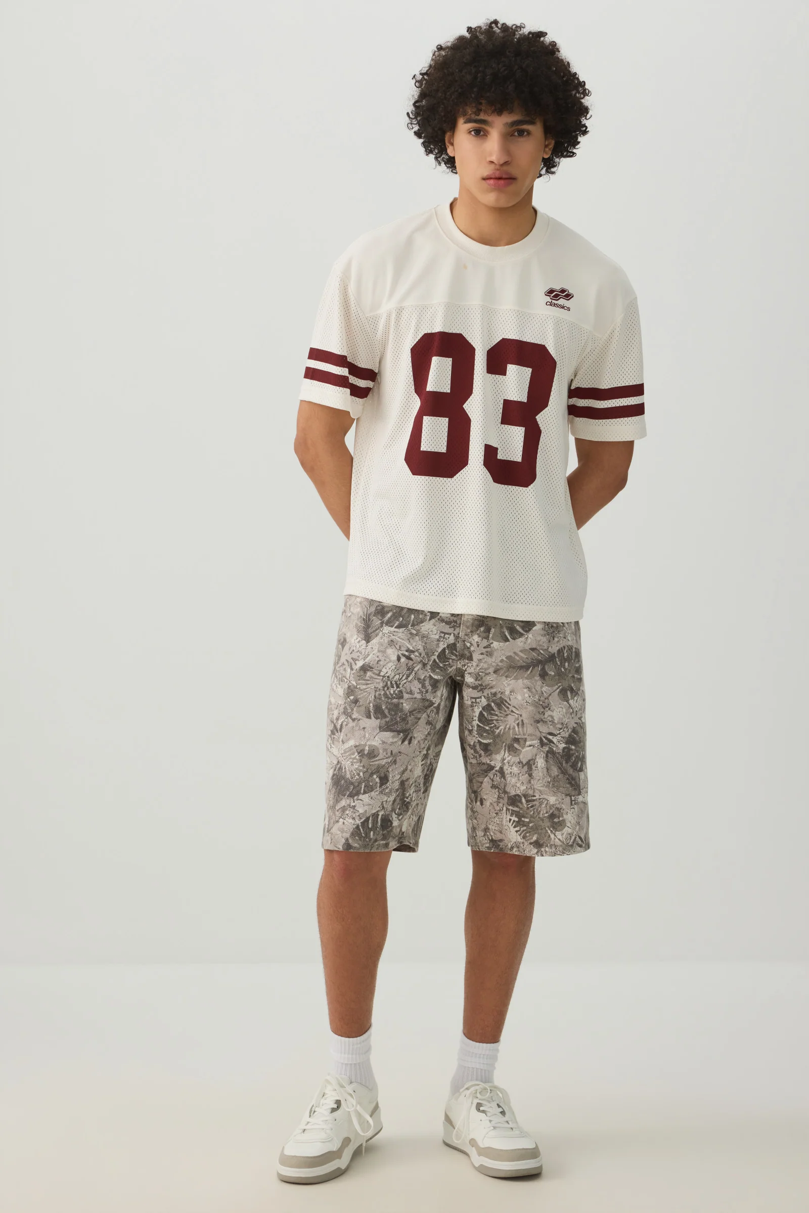 Crew Neck Mesh Sport Top - Image 3