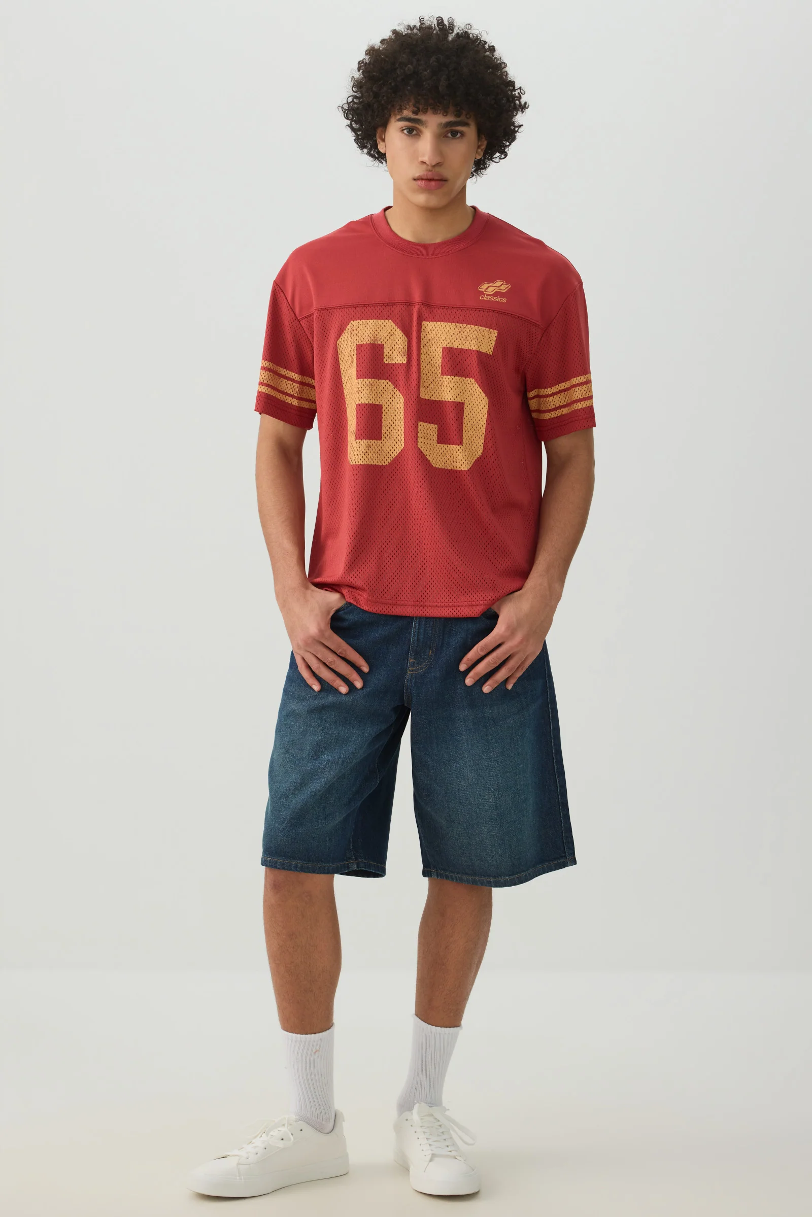 Crew Neck Mesh Sport Top - Image 3