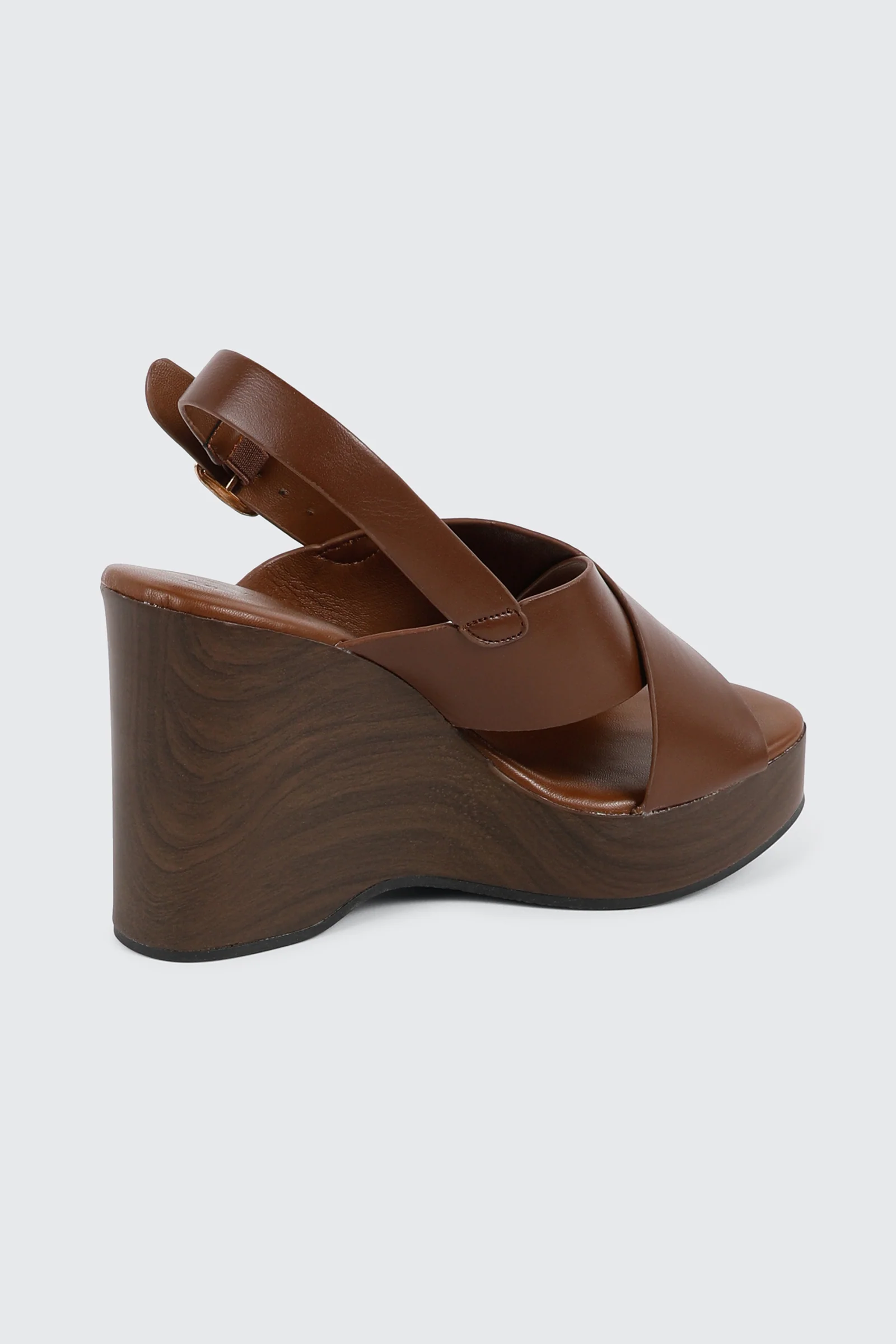 Crisscross Wedge Sandals - Image 3