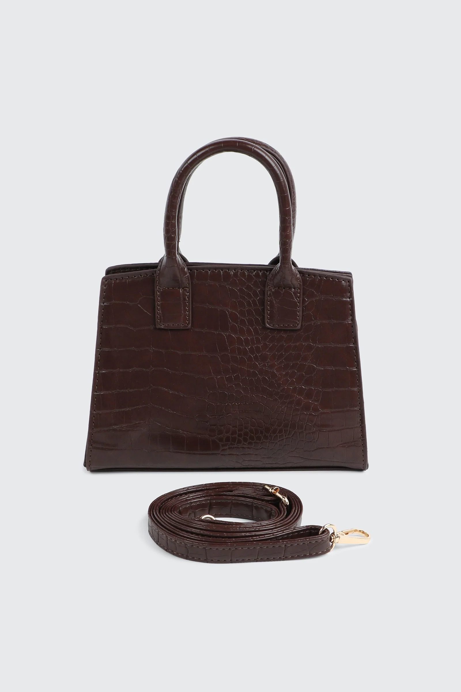 Croc Embossed Tote - Image 2