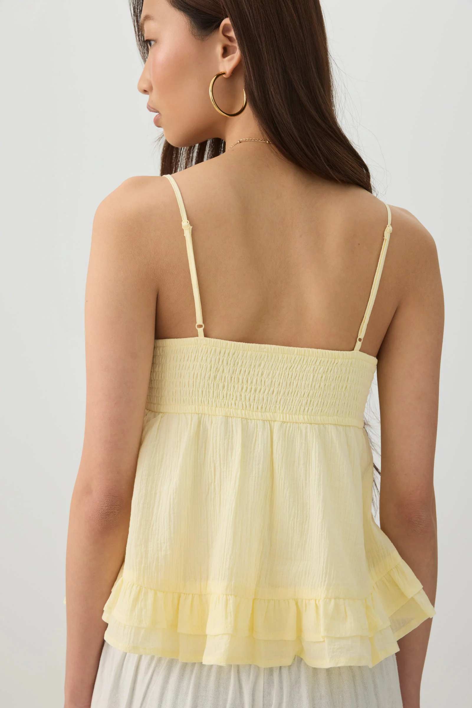 Crochet Bust Babydoll Tank Top - Image 4